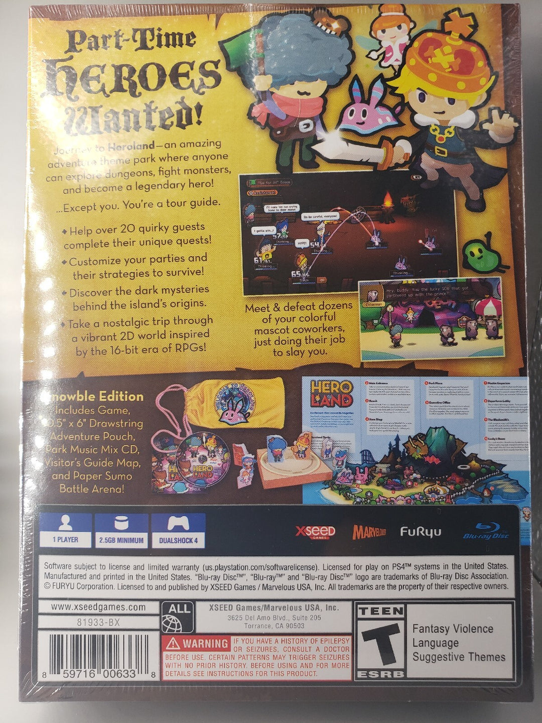 Playstation 4 (PS4) Heroland - Knowble Edition Brand New Factory Sealed