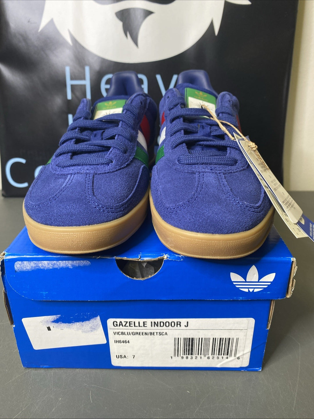 NEW Size 7 Men Adidas Gazelle Indoor FIFA World Cup 2026 Royal Blue Suede IH6464