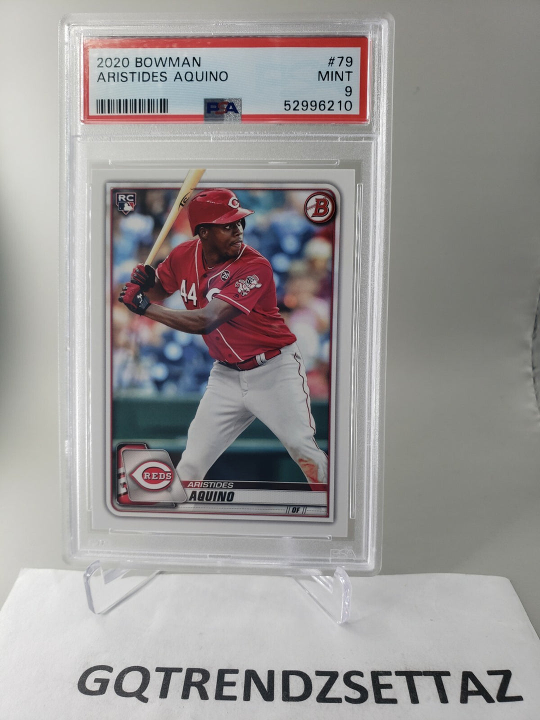 2020 Bowman Aristides Aquino #79 ROOKIE PSA 9 Cincinnati Reds Mint 