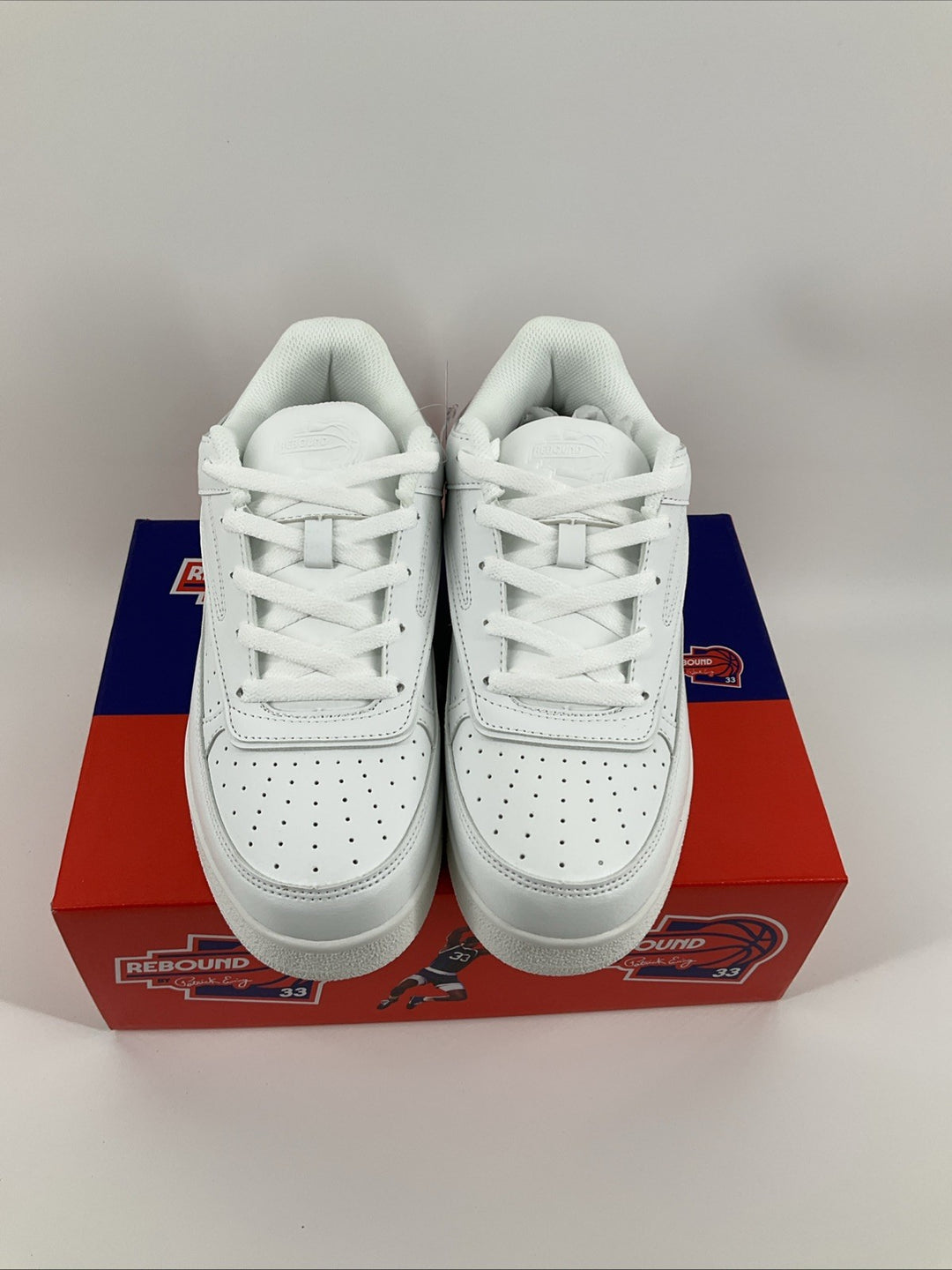 New Size 8 Men Orion Low Patrick Ewing Rebound (White) 1RBE005-001