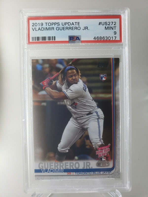 2019 TOPPS UPDATE VLADIMIR GUERRERO JR. ROOKIE CARD #US272 PSA 9 MINT