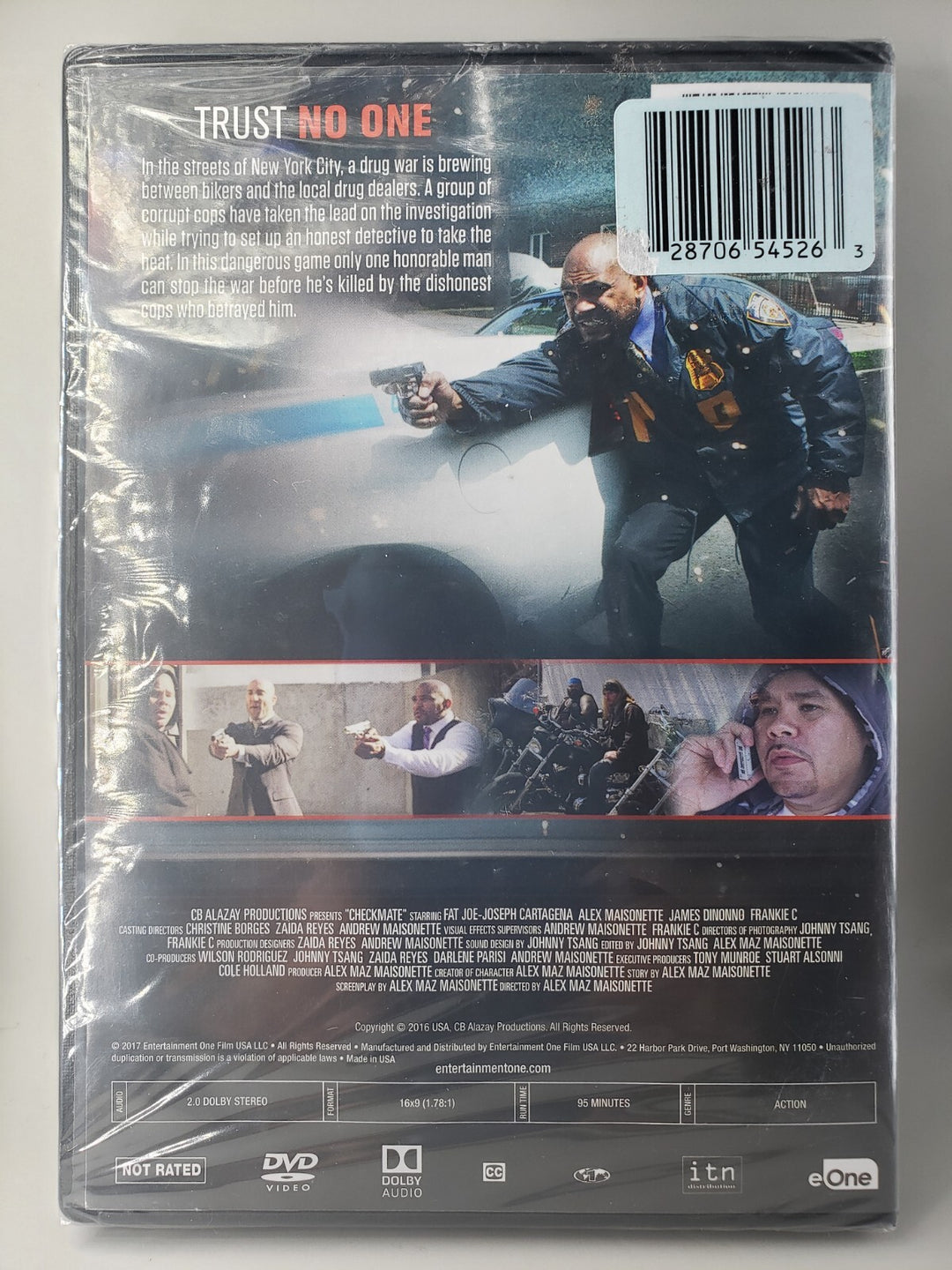 New Sealed Checkmate (DVD, 2017, WS) Fat Joe, Alex Maisonette Free Shipping