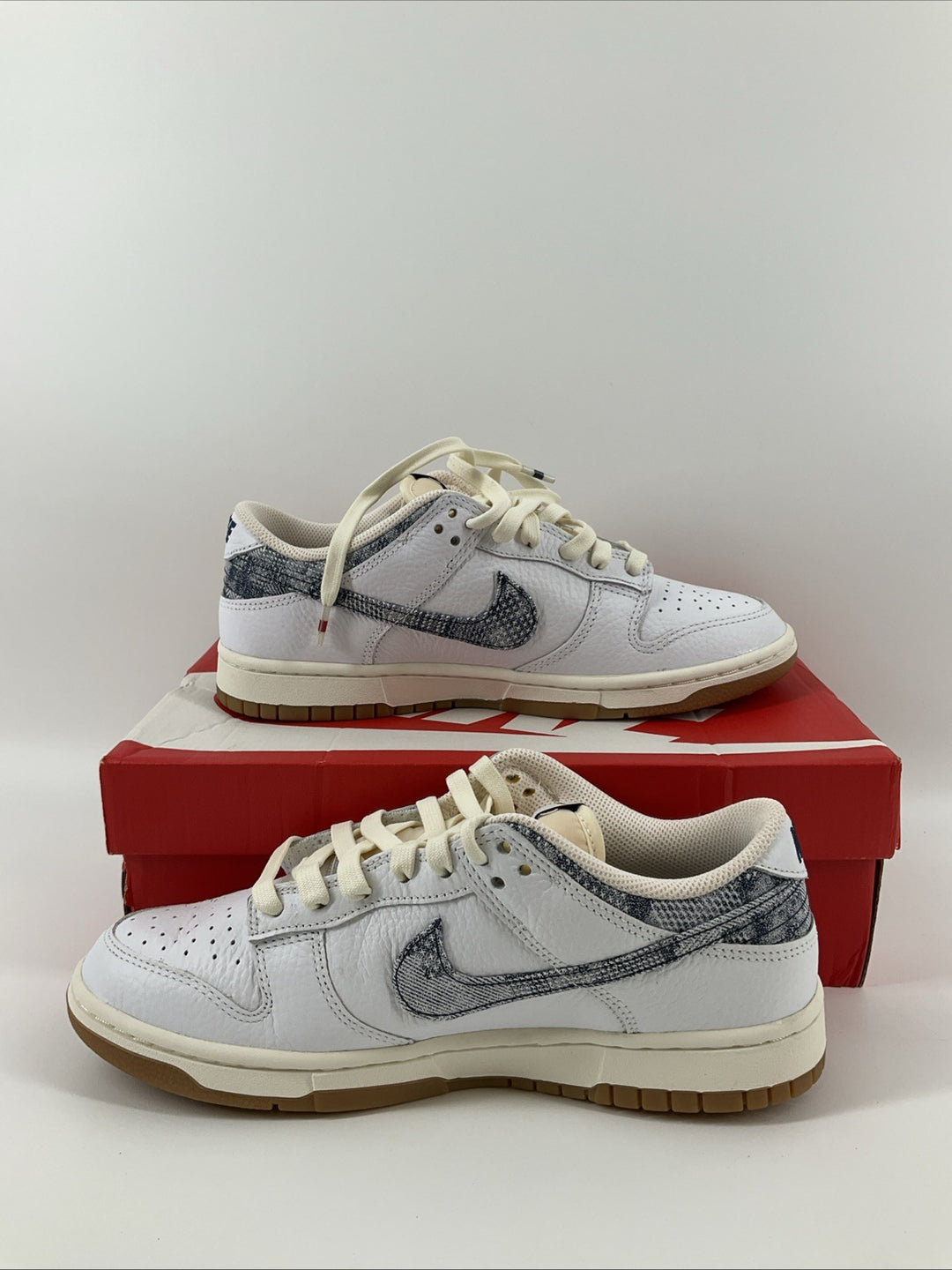 New Size 8.5 Men's Nike Dunk Low Denim FN6881-100