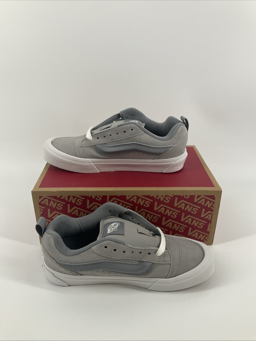 New Size 7 Men's Vans Knu Skool Gray White VN000D6CBXC