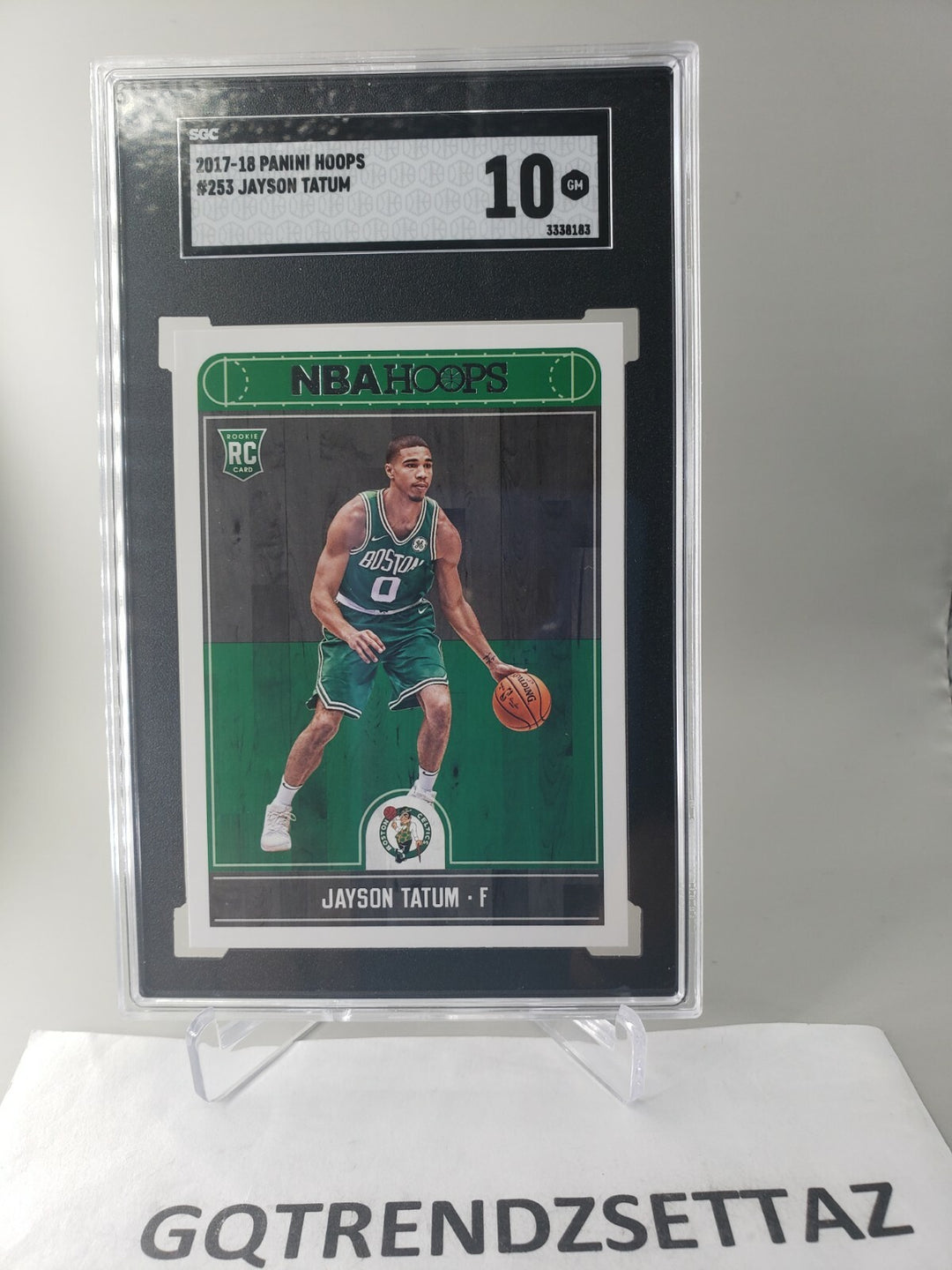 Jayson Tatum 2017-18 Panini Hoops #253 RC Rookie SGC 10 Boston Celtics Gem Mint