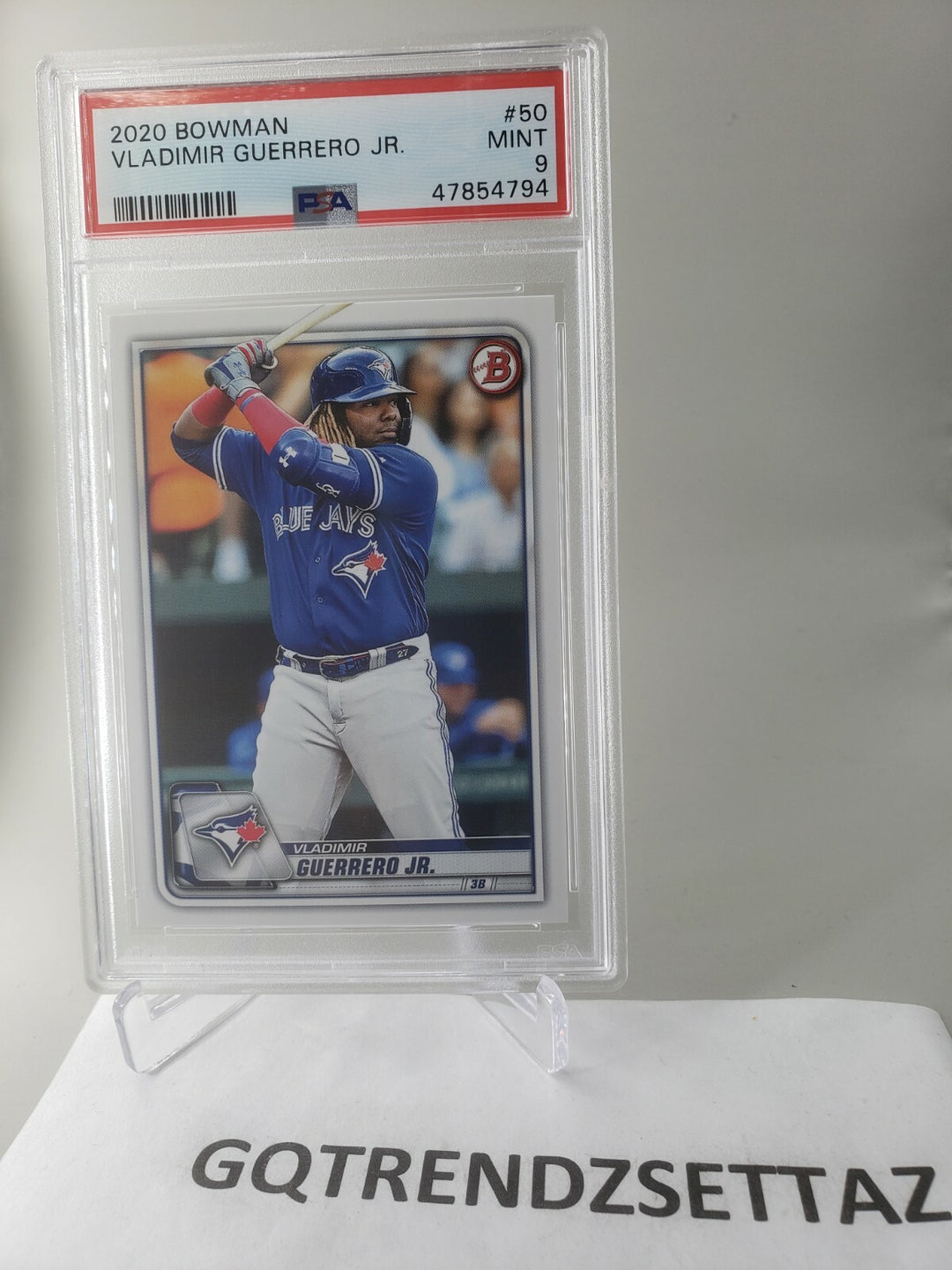 2020 Bowman Vladimir Guerrero Jr #50 PSA 9 Toronto Blue Jays MINT 