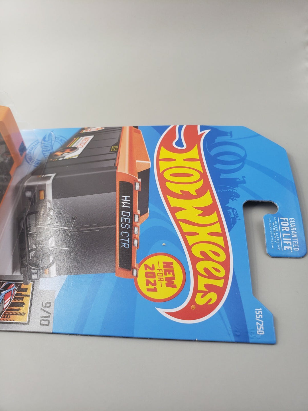 NEW 2021 Hot Wheels Ain't Fare Black Orange #155 155/250 HW Metro 9/10 Bus