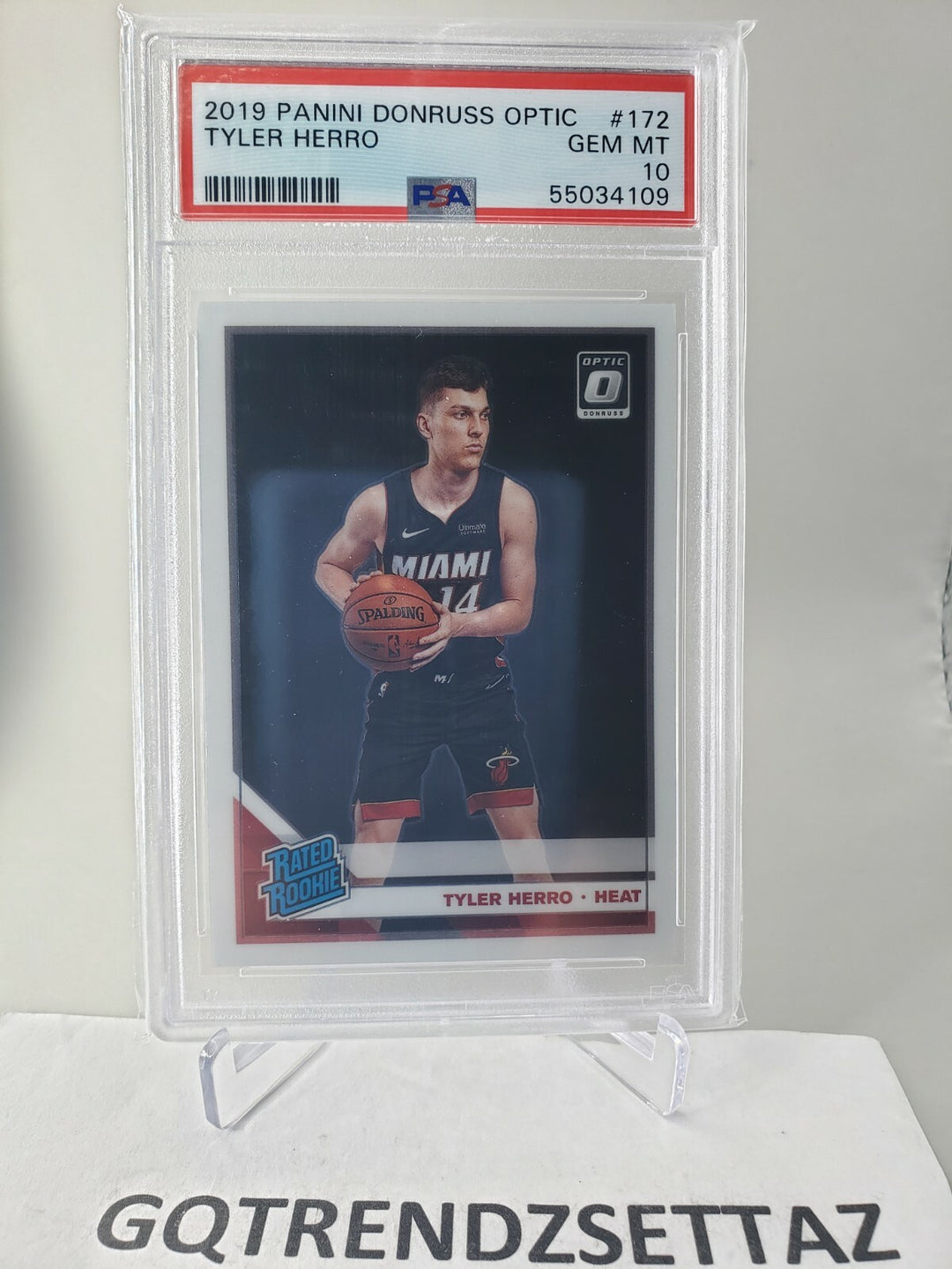Tyler Herro 2019-20 Donruss Optic #172  Miami Heat RC Rookie PSA 10 GEM MINT