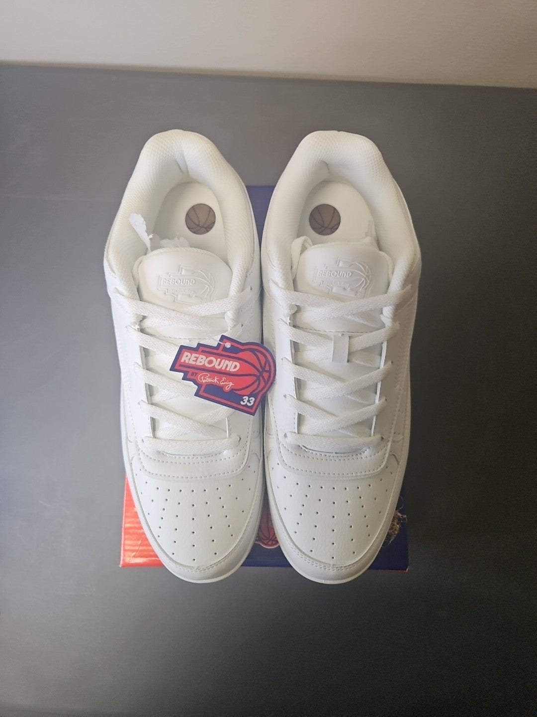 NEW Size 13 Men's Patrick Ewing Rebound Orion Low White OG (1RBE005- 101)