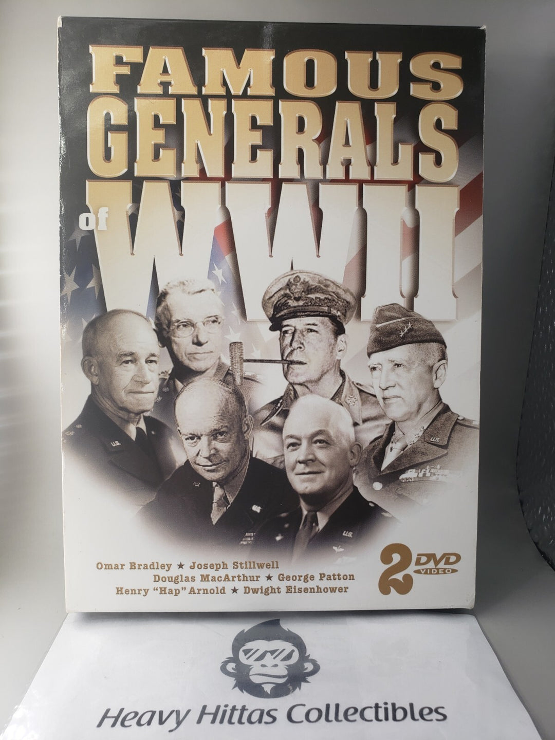 DVD Famous Generals - Six Famous WWII Generals 2006 Free Shipping