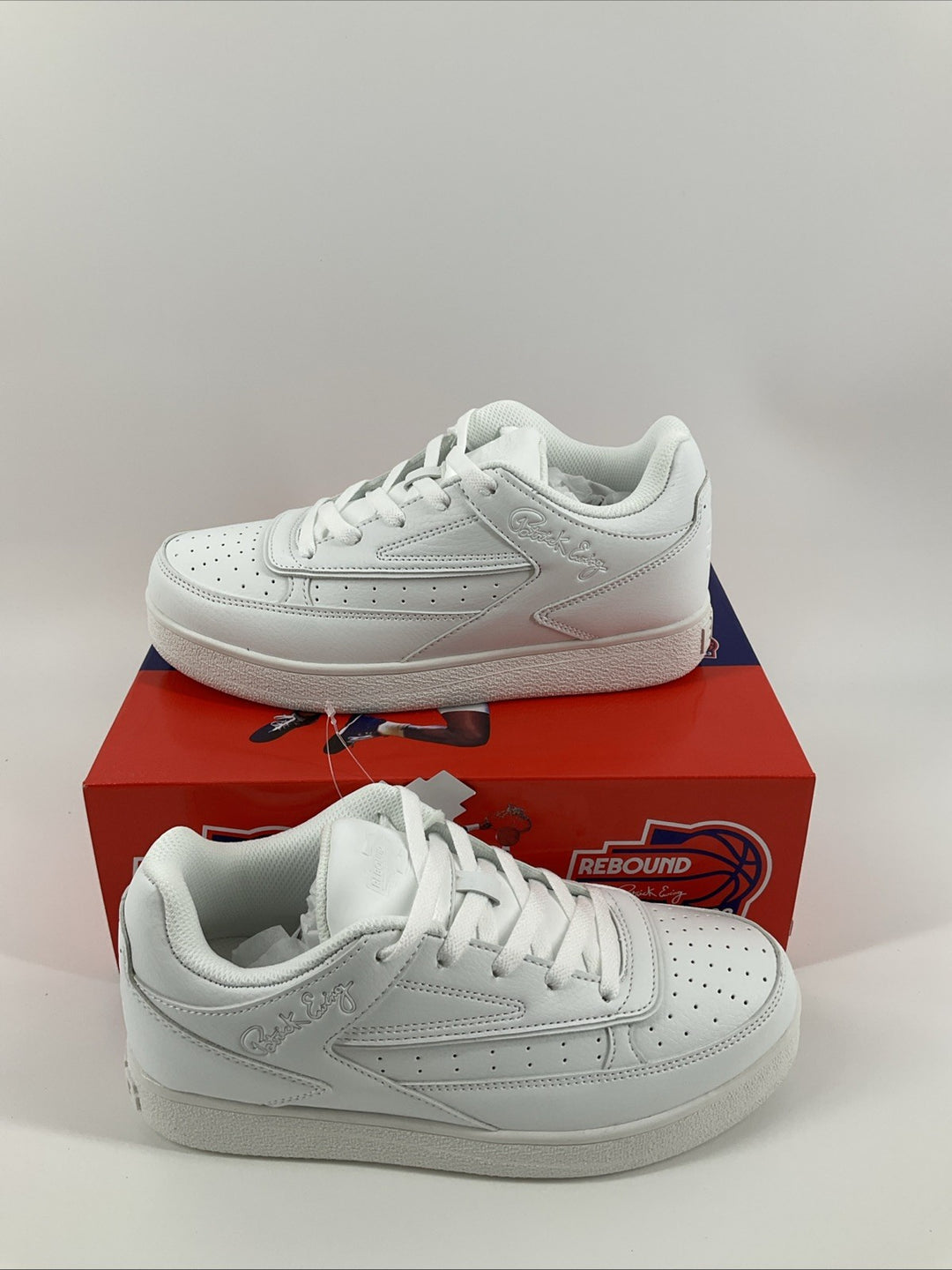 New Size 8 Men Orion Low Patrick Ewing Rebound (White) 1RBE005-001