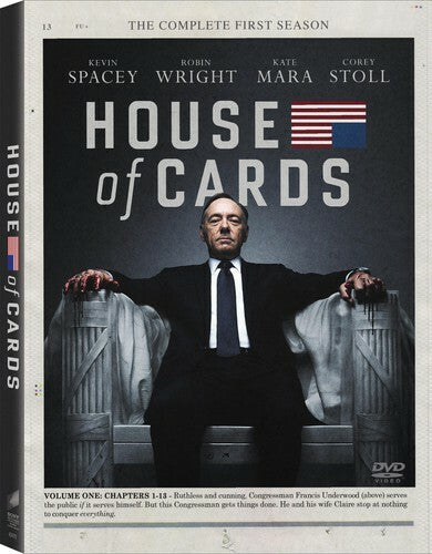 Brand New Sealed House Of Cards - The Complete First 1 One Season DVD