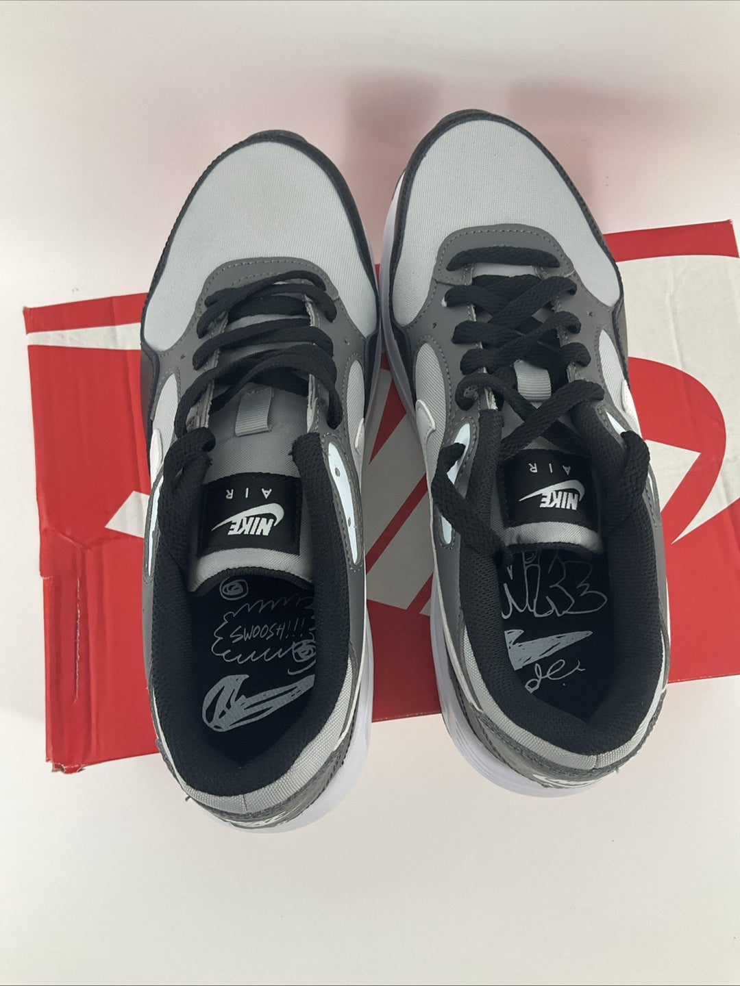 New Size 8 Men Nike Air Max SC Black Gray White CW4555-013