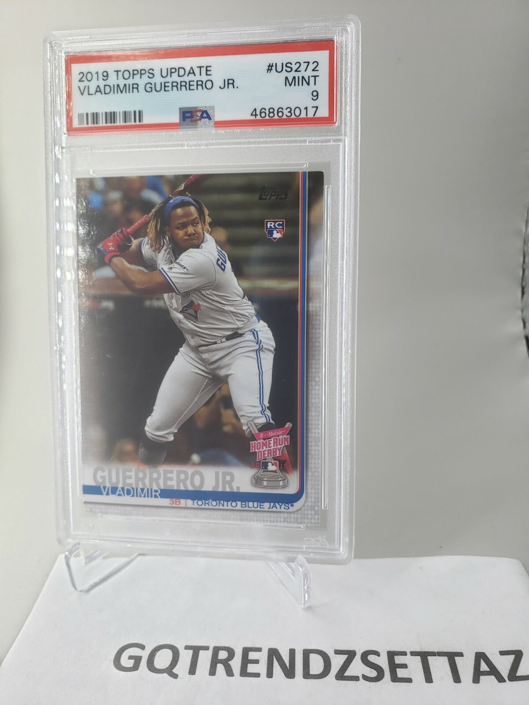 2019 TOPPS UPDATE VLADIMIR GUERRERO JR. ROOKIE CARD #US272 PSA 9 MINT