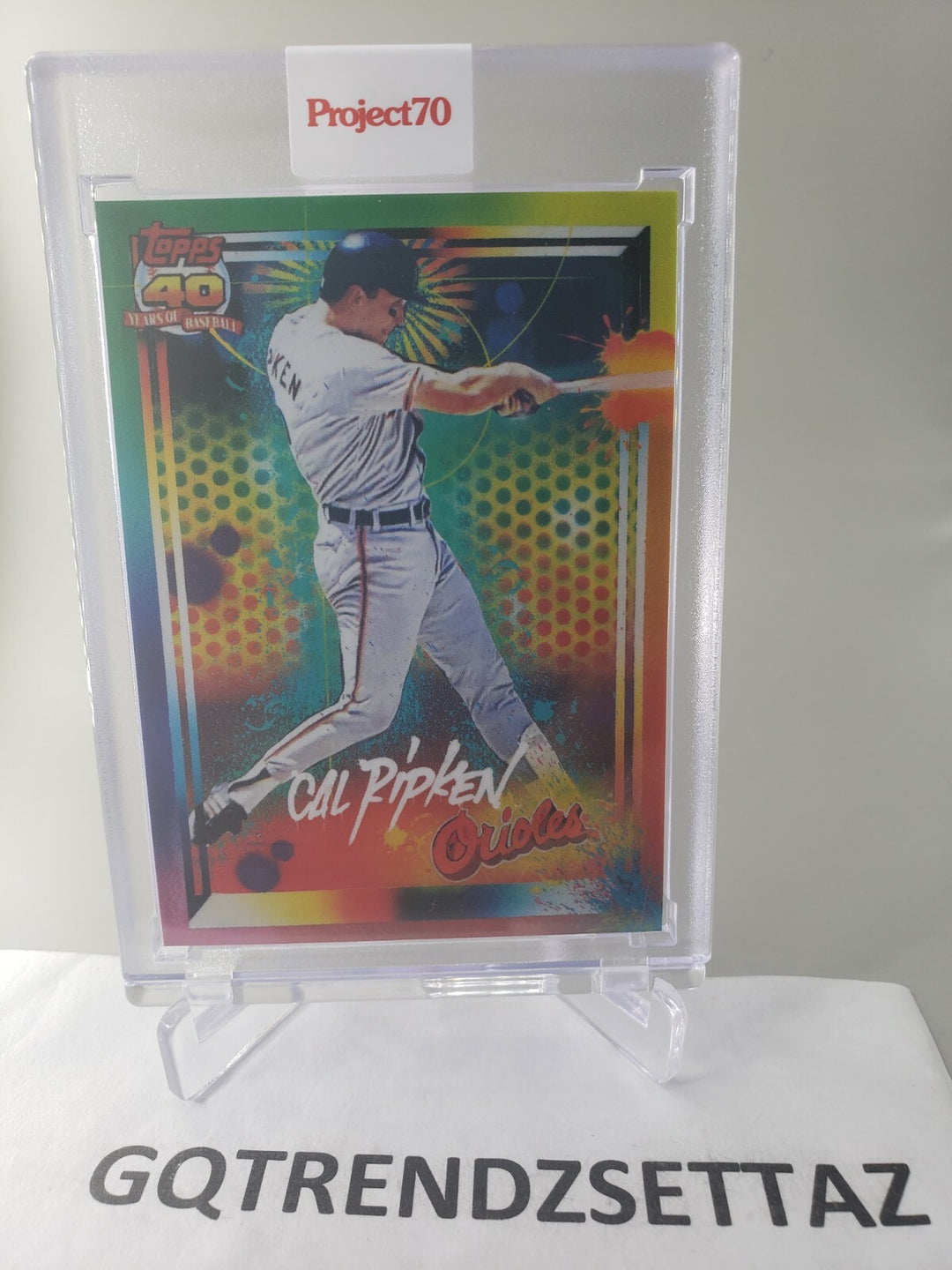 Cal Ripken Jr. 2021 Topps Project 70  Card #175 1991 Topps Kelly "RISK" Graval