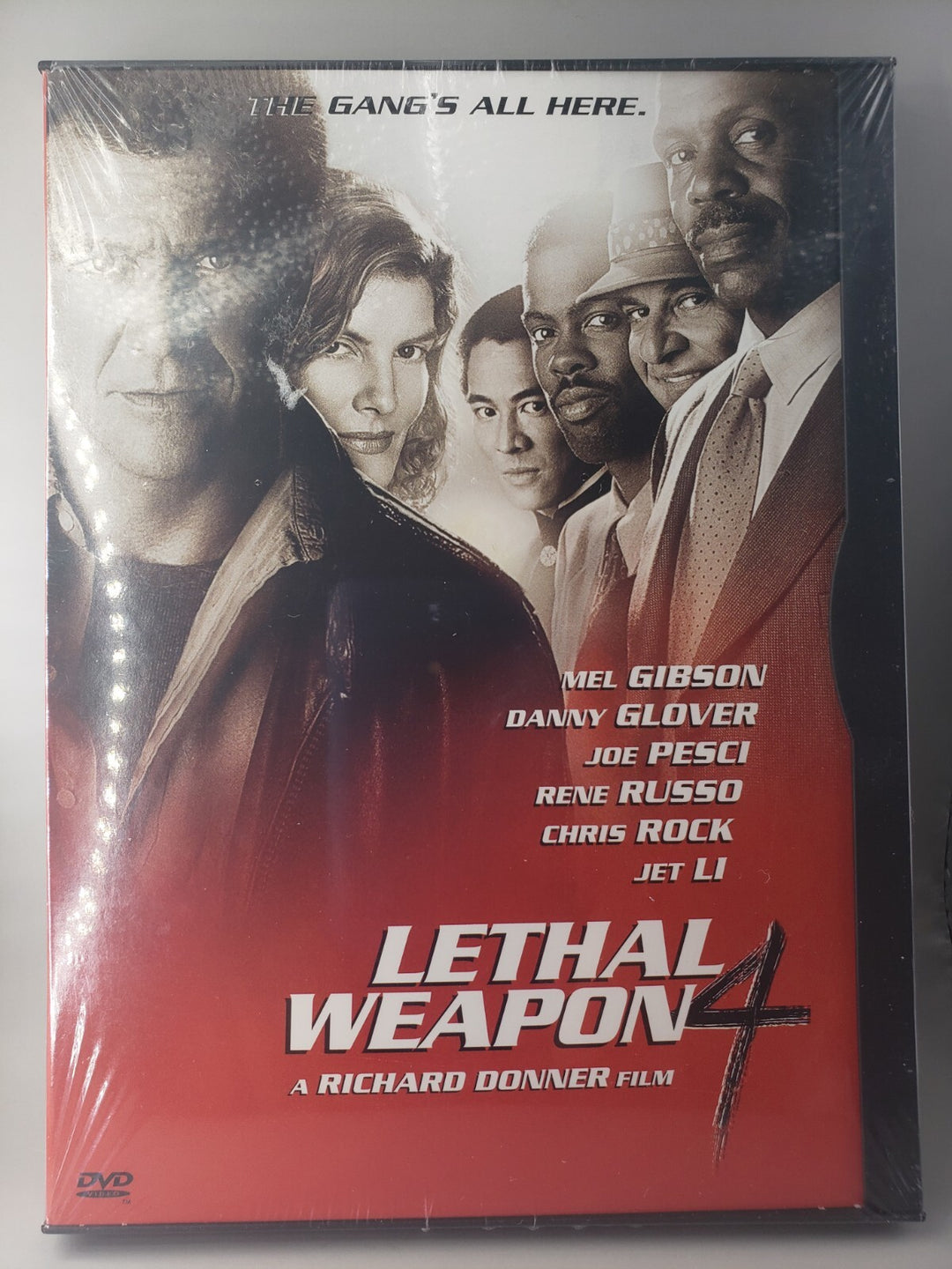New Sealed Lethal Weapon 4 DVD 1998 Widescreen Mel Gibson Danny Glover Free Ship