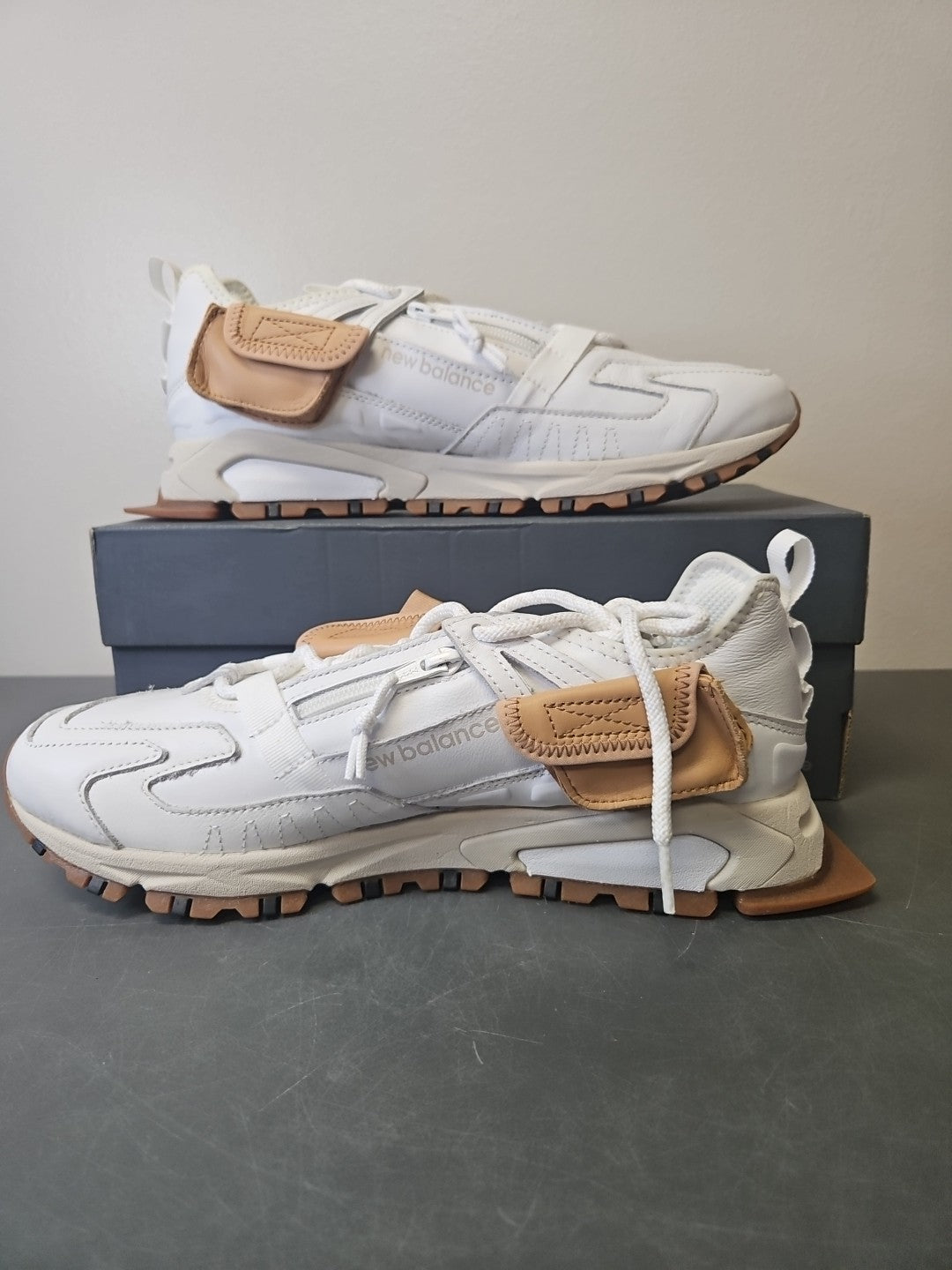 NEW Size 12 D Men's New Balance X-Racer Tactical Utility White Tan- MSXRCTUC
