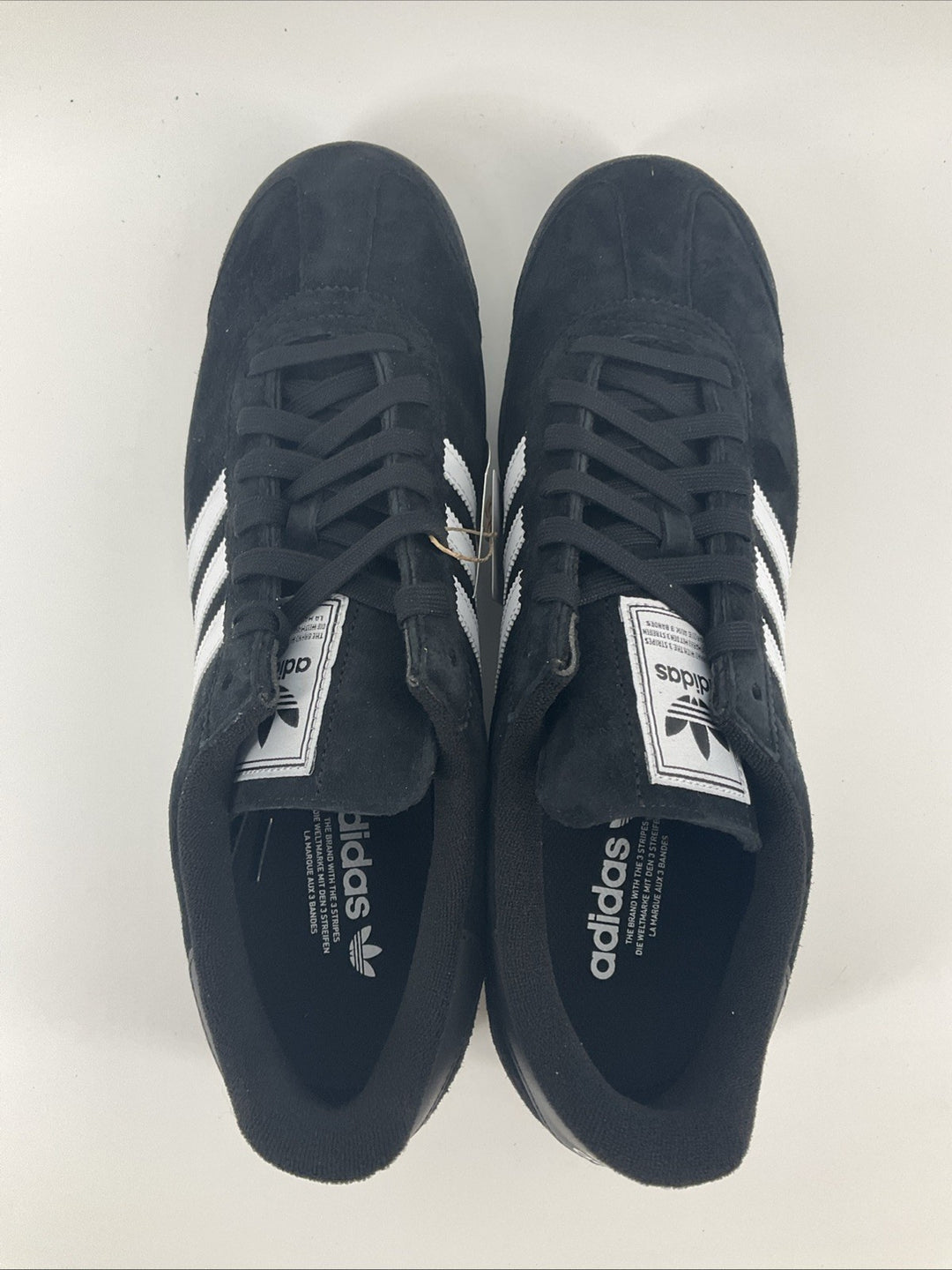 New Size 13 Men's Adidas Samoa Black  Damaged Box JR3778
