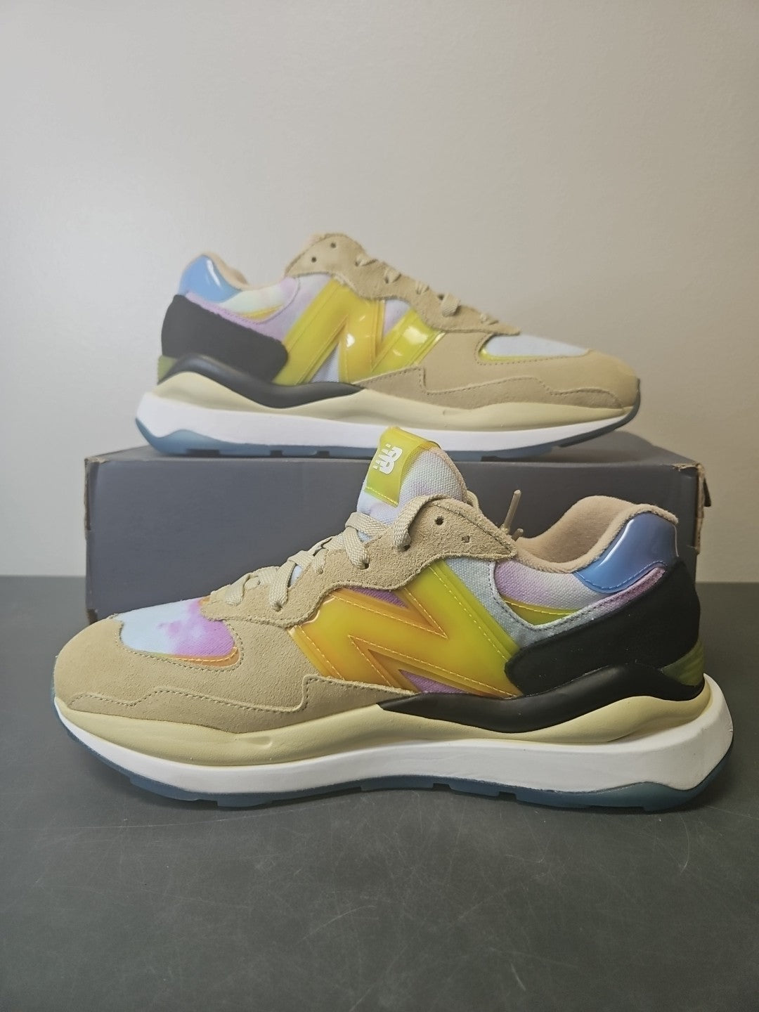 NEW Size 9 Men's New Balance x Atmos 57/40 Beachside Tie-Dye M5740AT