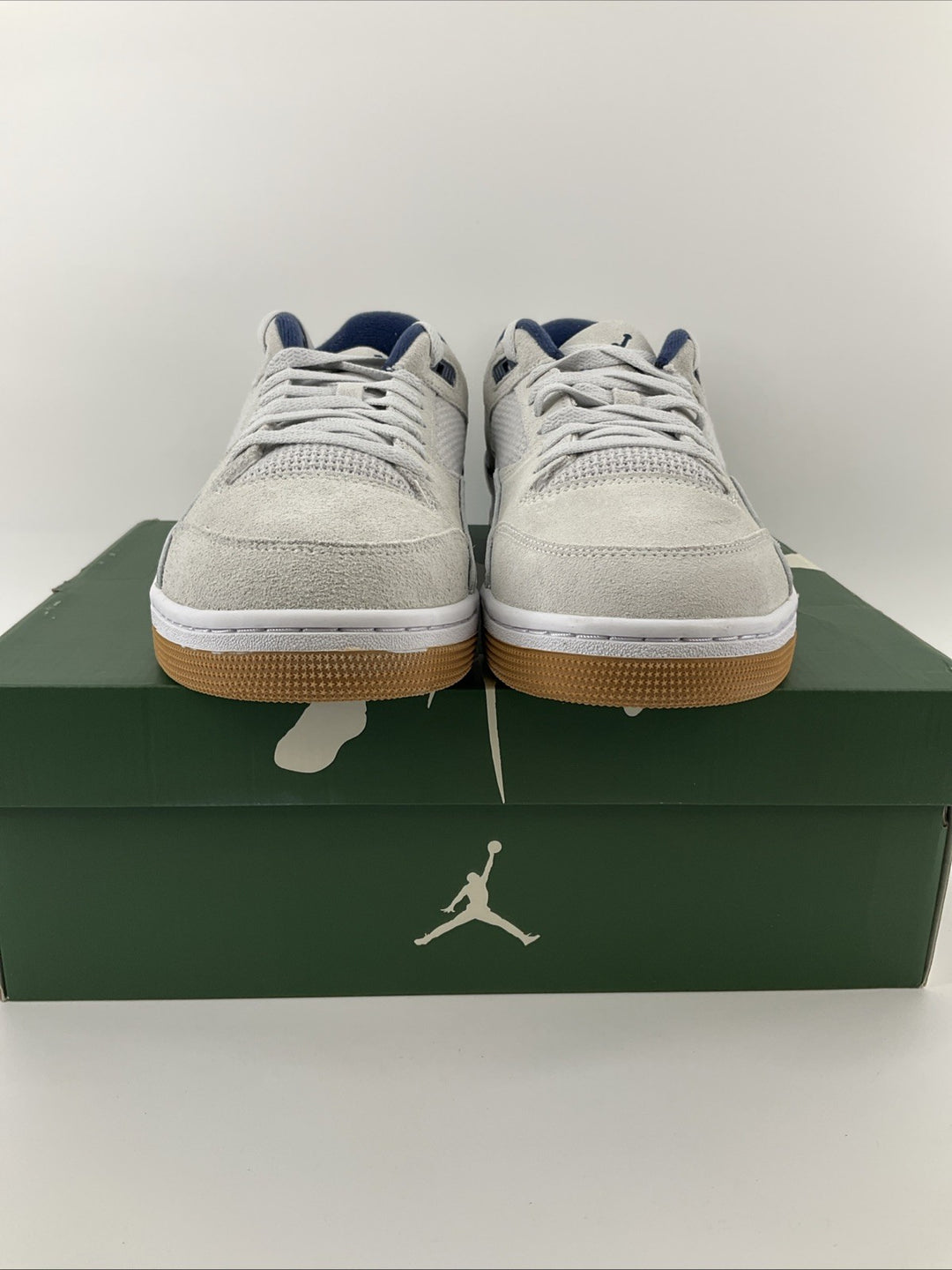 New Size 11 Men Jordan Flight Court Gray Blue White HF3255-004