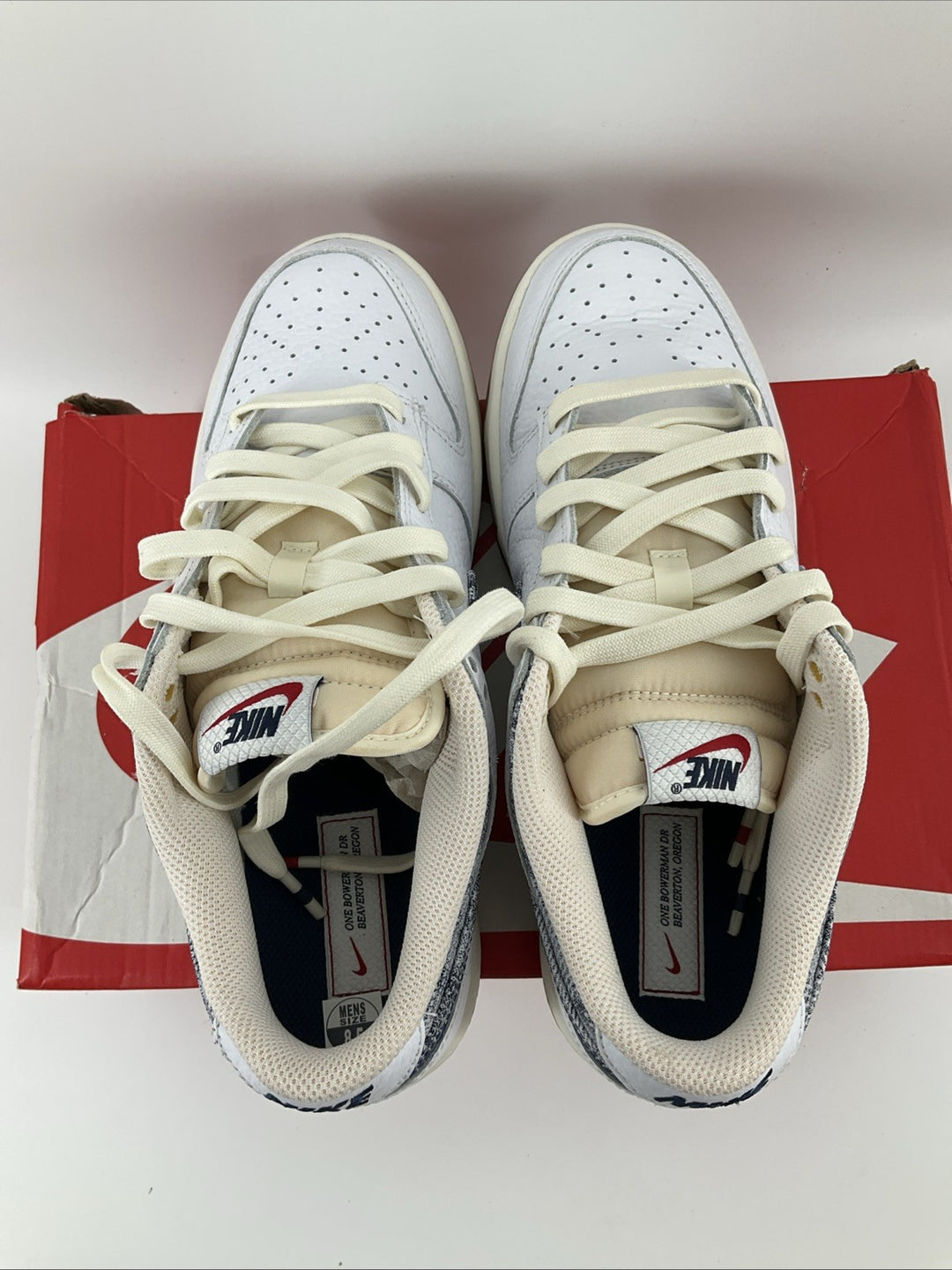 New Size 8.5 Men's Nike Dunk Low Denim FN6881-100