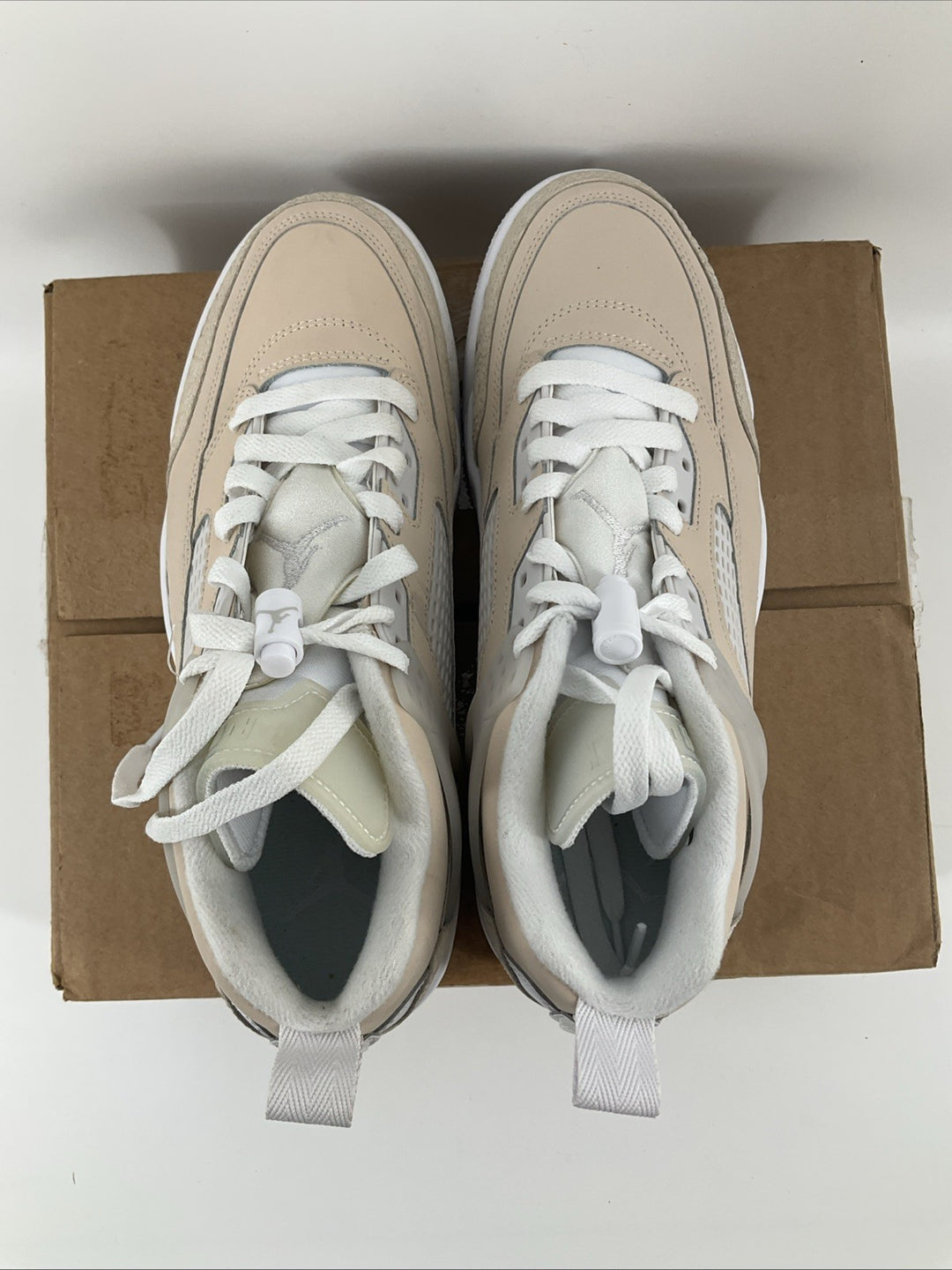 New Size 7.5 Nike Air Jordan Spizike Low Sanddrift White HV6528-100