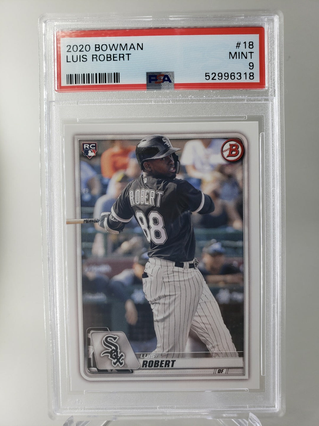 2020 Bowman #18 Luis Robert RC Rookie PSA 9 MINT Chicago White Sox 