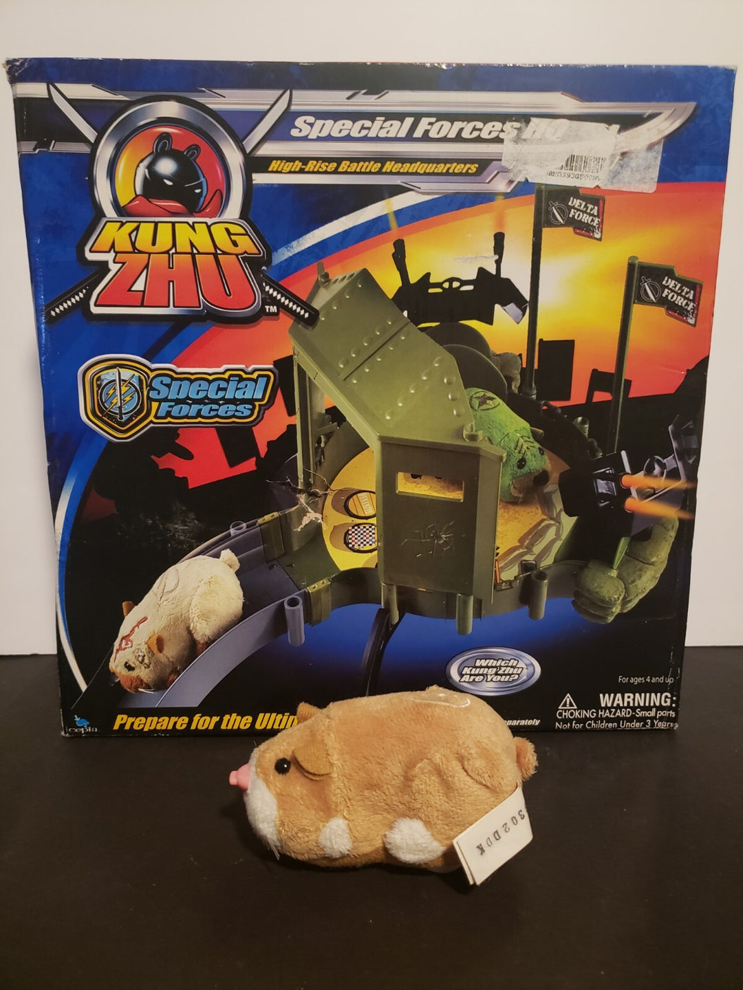 New Rare KUNG ZHU Special Forces HQ  Battle Headquarters (Hamster Included)