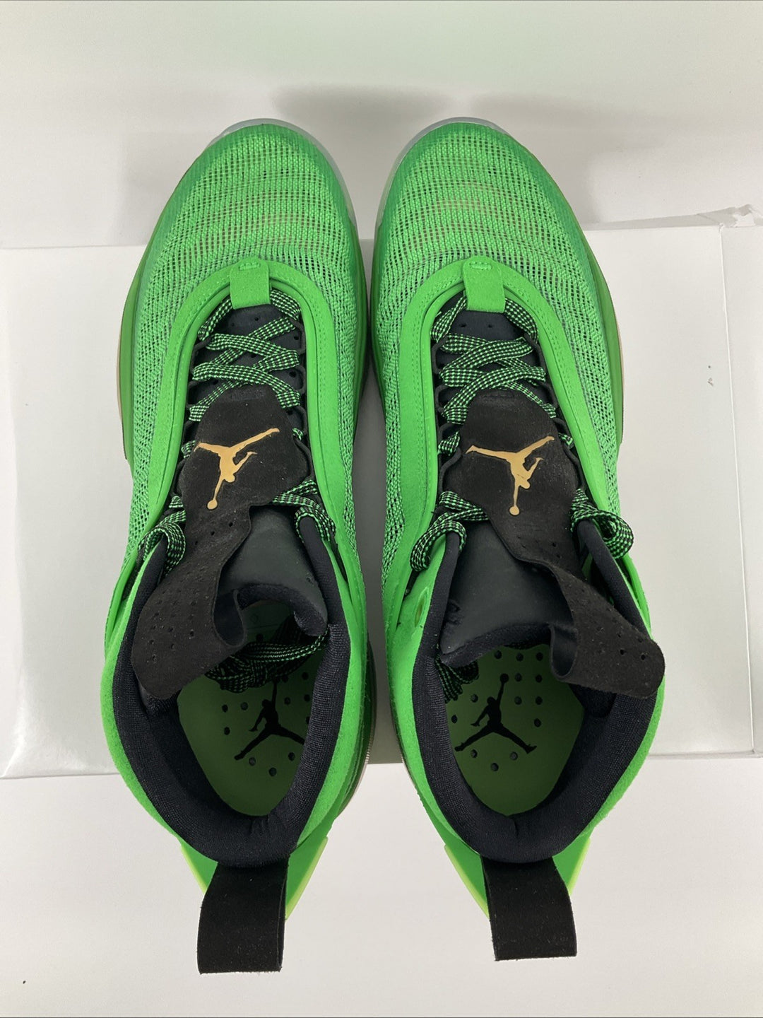 New Size 13 Men Jordan XXXVI BM Jordan 36 Green Spark CZ2650-300