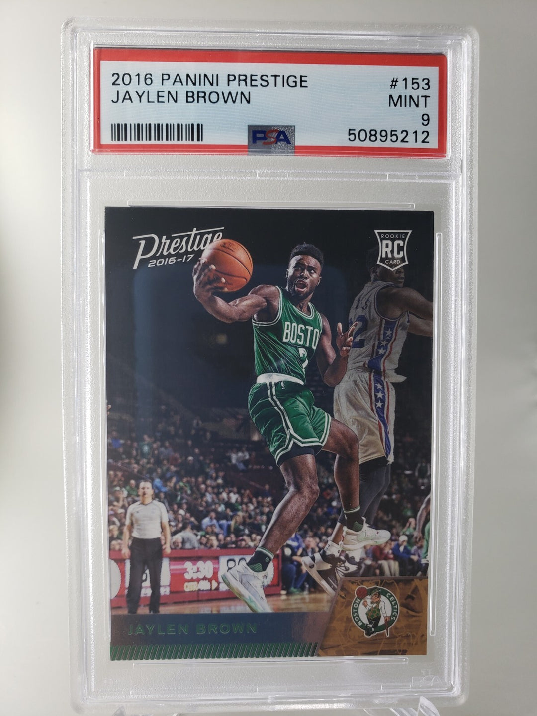 Jaylen Brown 2016 Panini Prestige #153 Rookie Card RC - PSA 9 MINT Celtics