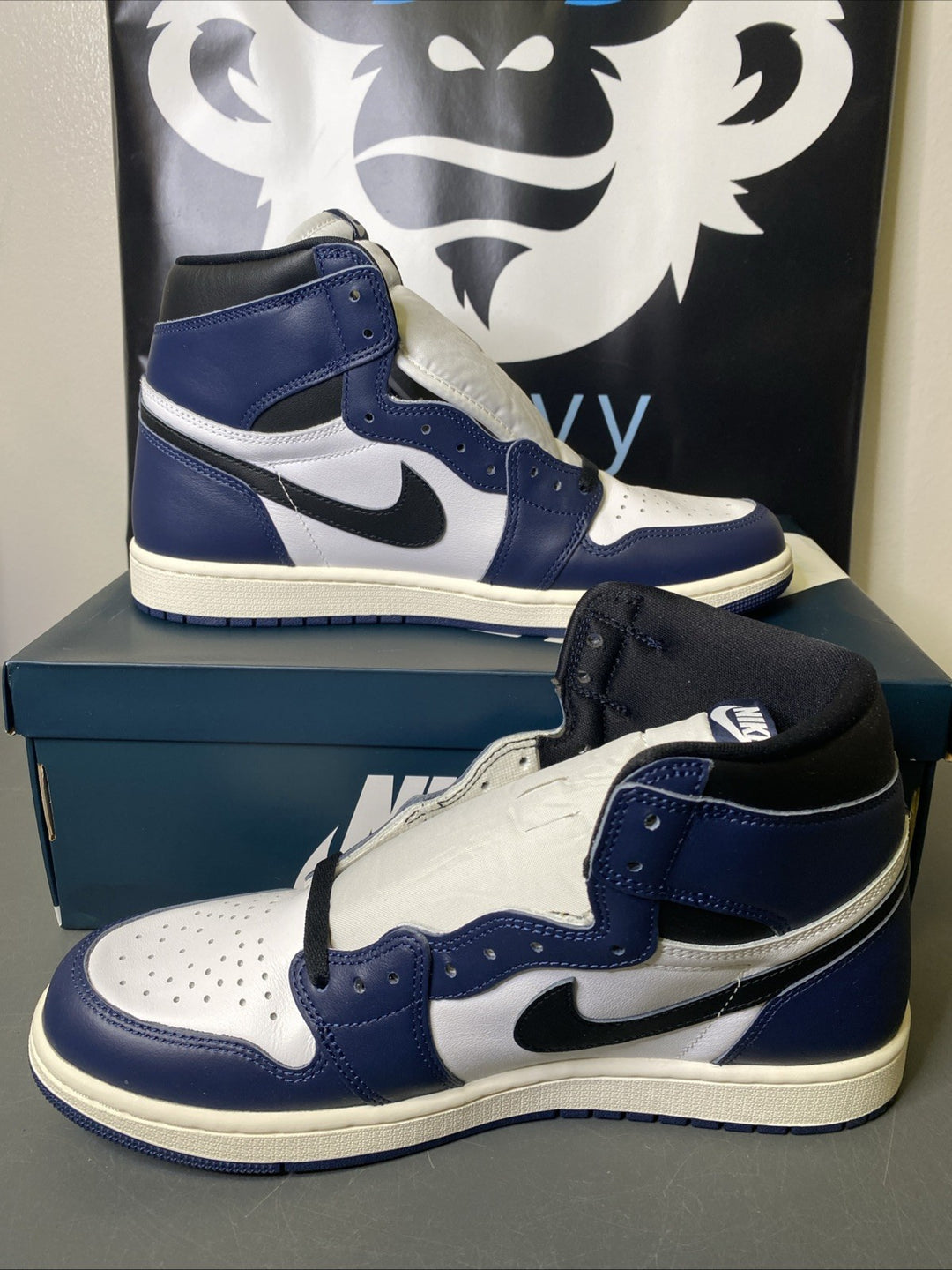 NEW Size 11 Men Nike Air Jordan 1 Retro High OG DZ5485-401 Midnight Navy