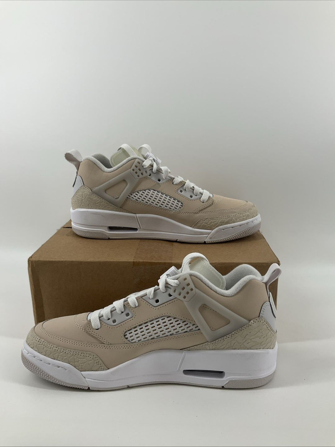 New Size 7.5 Nike Air Jordan Spizike Low Sanddrift White HV6528-100