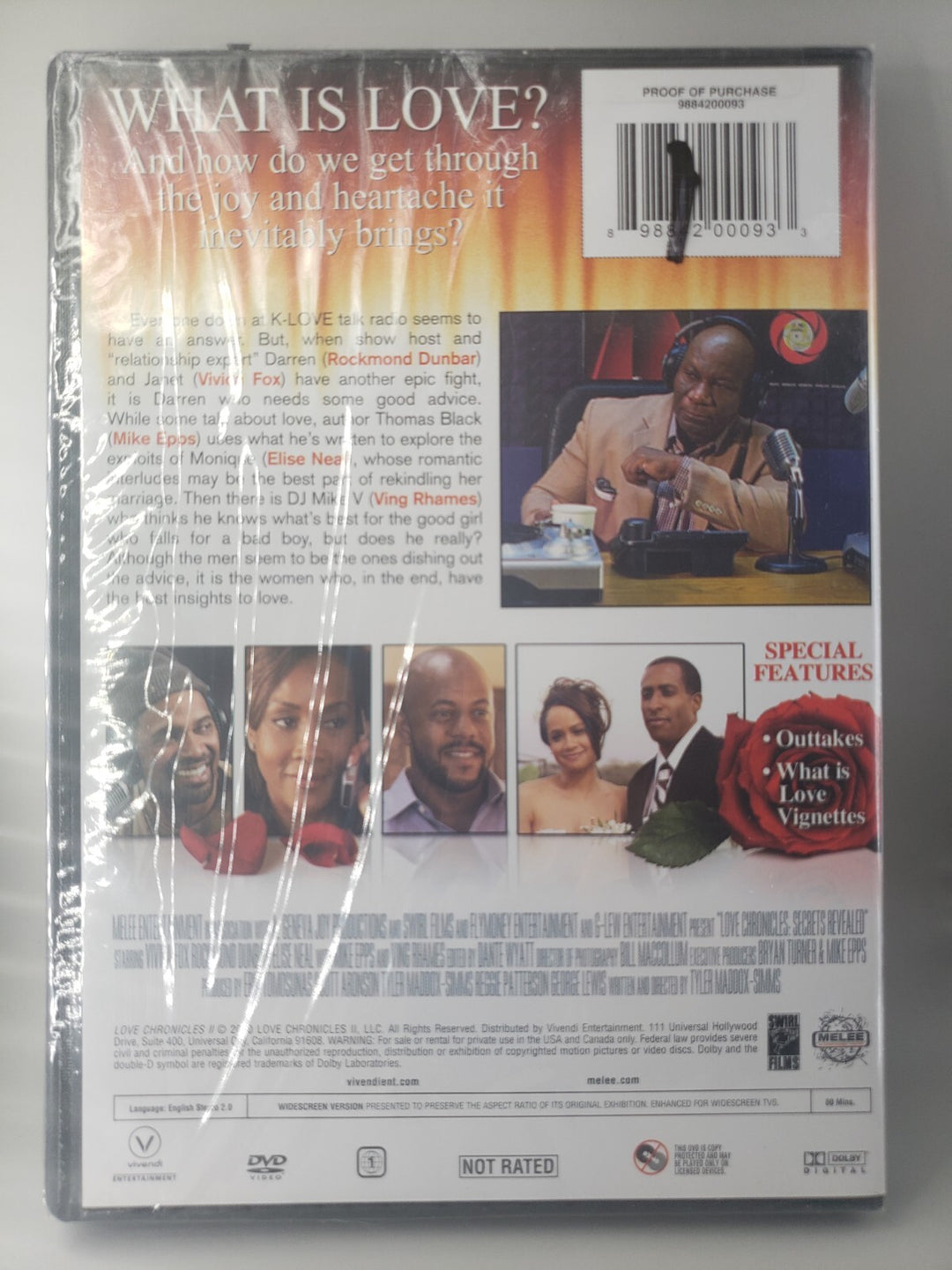 New Sealed Love Chronicles: Secrets Revealed (DVD, 2010,WS) Vivica Fox Slipcover