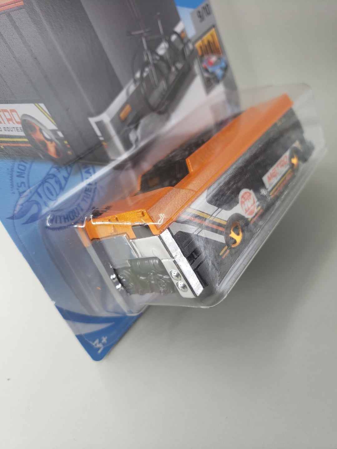 NEW 2021 Hot Wheels Ain't Fare Black Orange #155 155/250 HW Metro 9/10 Bus
