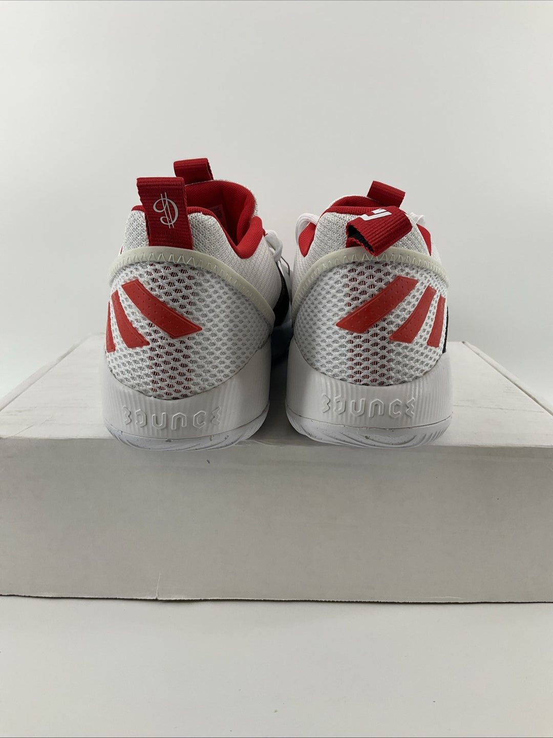New Size 13 Men Adidas Dame Certified Red Black White GY8965