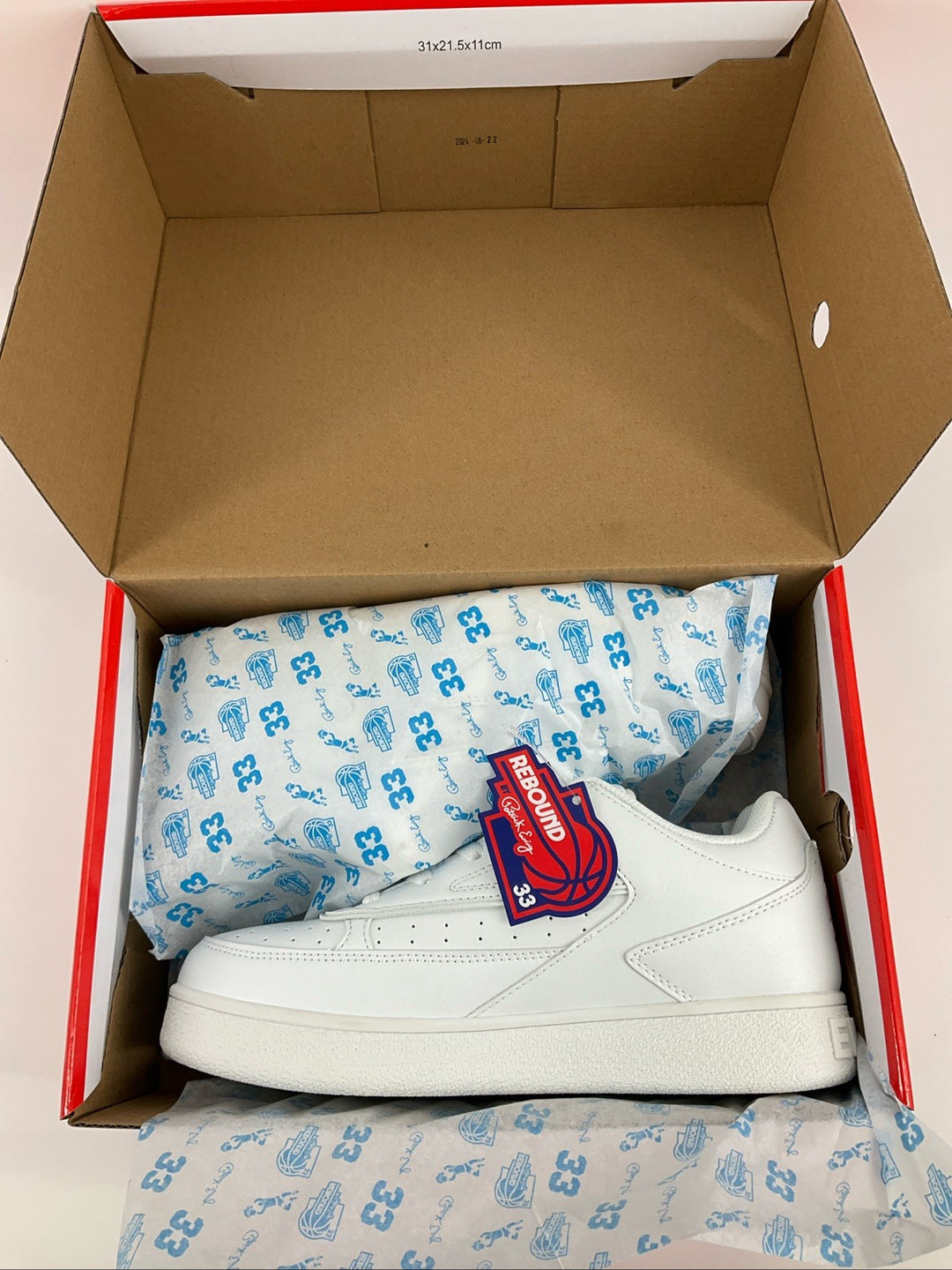 New Size 8 Men Orion Low Patrick Ewing Rebound (White) 1RBE005-001