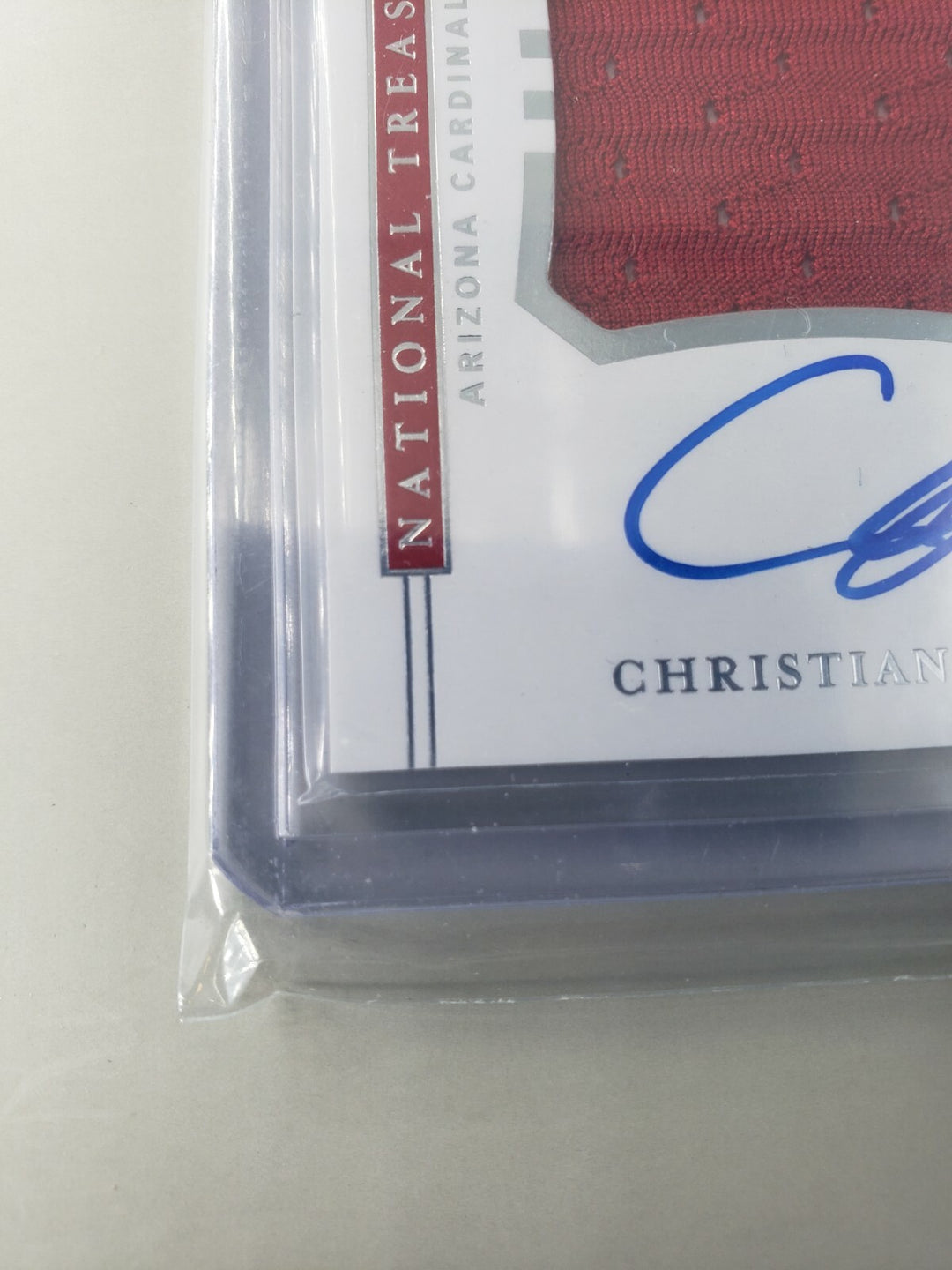 Christian Kirk 2018 National Treasures Colossal  RPA Rookie Patch Auto /49