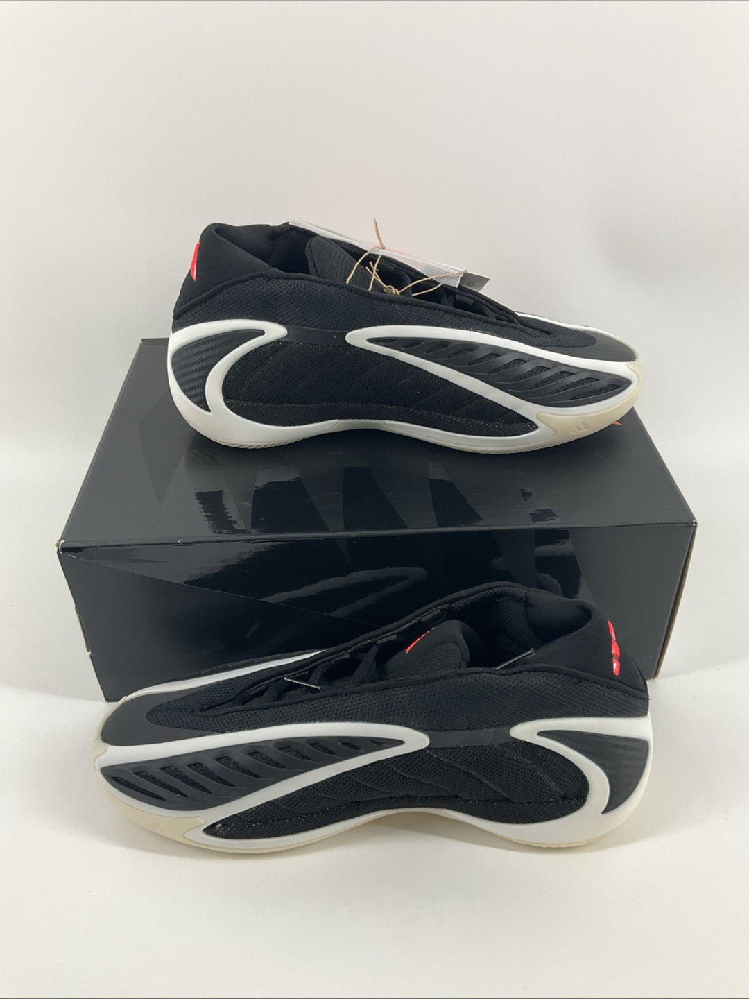 New Size 7 Men Adidas Anthony Edward’s 2J Black White  JR9377
