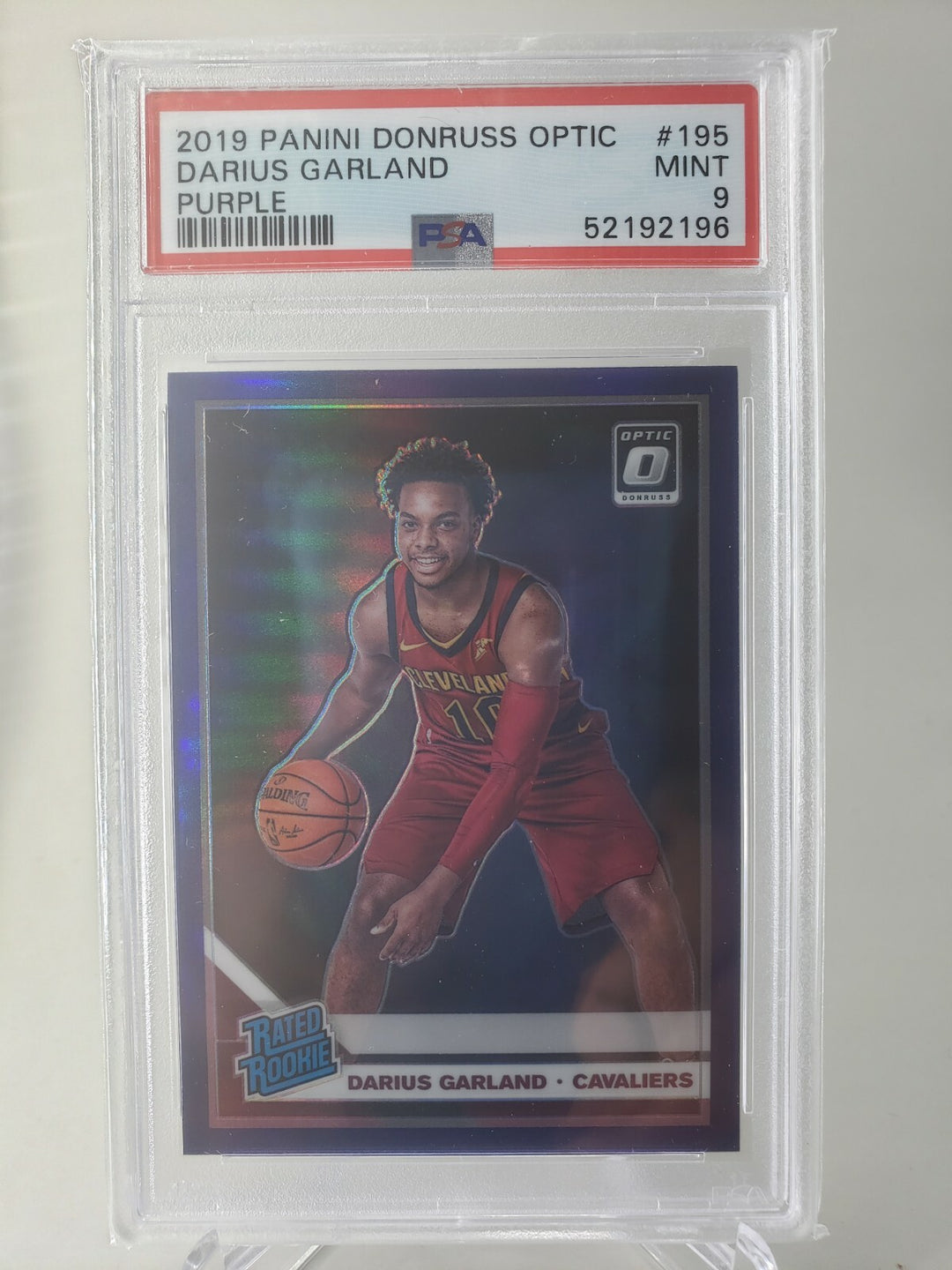Darius Garland 2019-20 Panini Donruss Optic Rated Rookie Purple #195 Cavaliers 