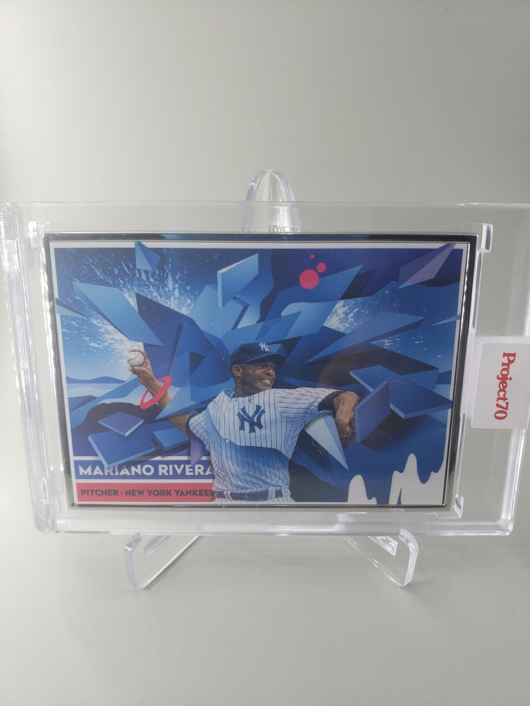 TOPPS PROJECT 70 SILVER ARTIST PROOF MARIANO RIVERA by MIKAEL B 1956 Topps /51