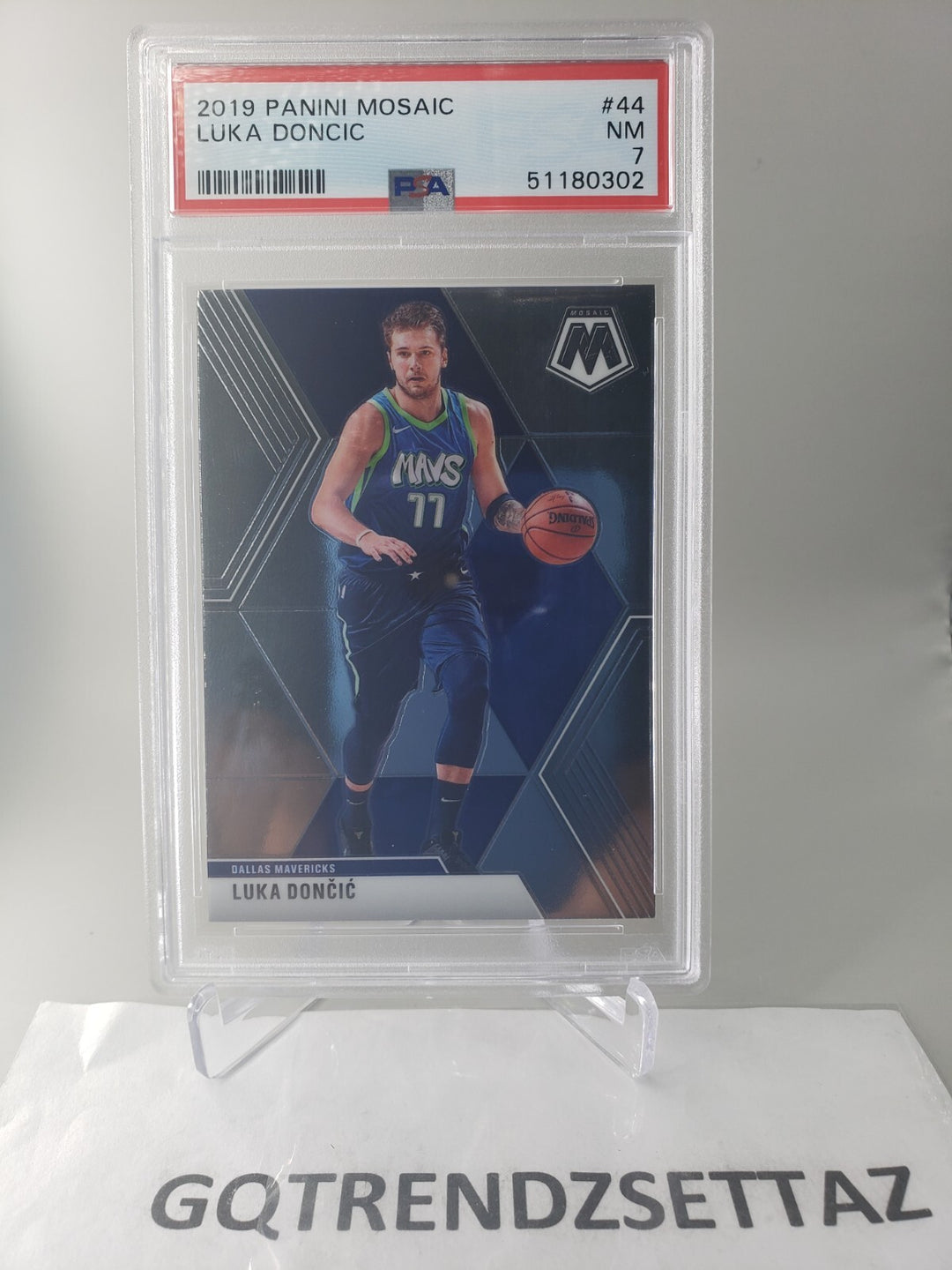 2019 Panini Mosaic Luka Doncic PSA 7 NM #44 Dallas Mavericks