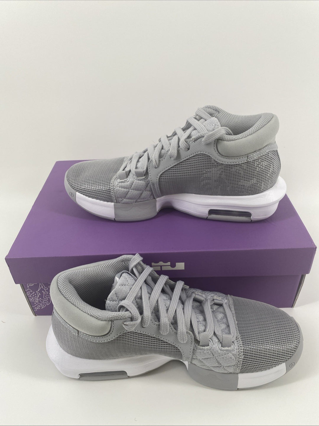 New Size 7 Men's Nike LeBron Witness VIII TB-Wolf Grey FB9944 001