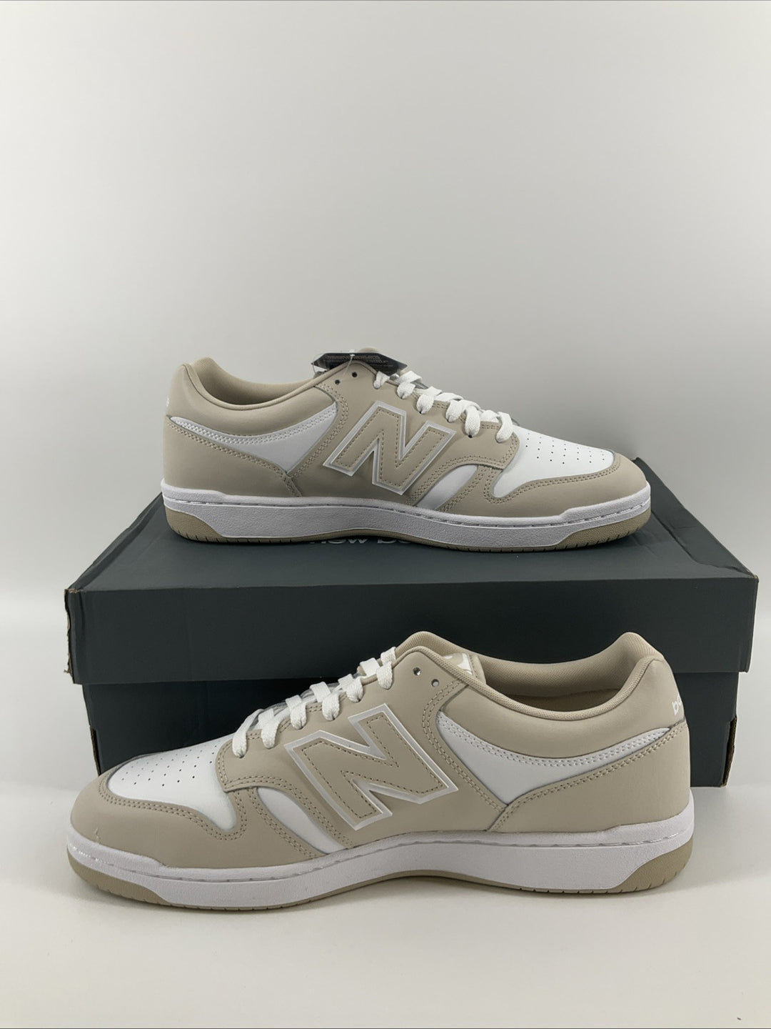 New Size 13 Men 480 New Balance Grey White BB480LBB