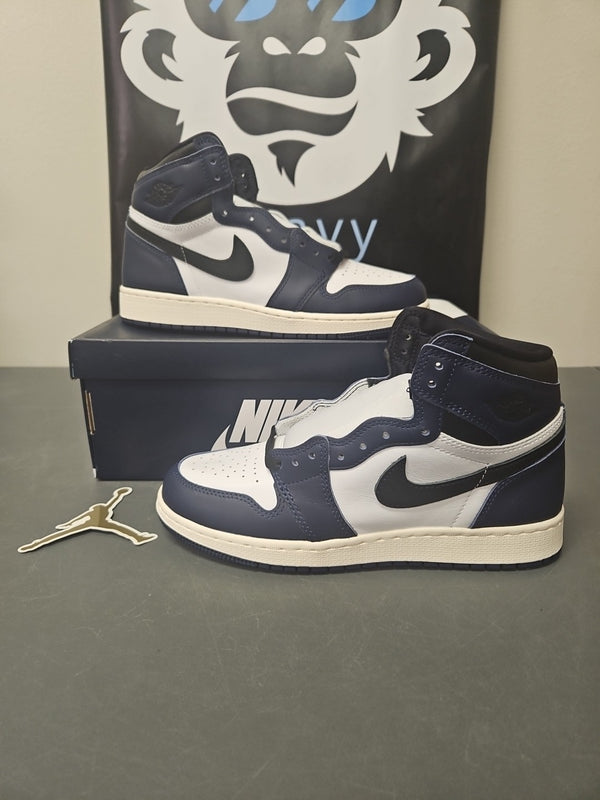 NEW Size 6.5 Youth Nike Air Jordan 1 Retro High OG GS FD1437-401 Midnight Navy