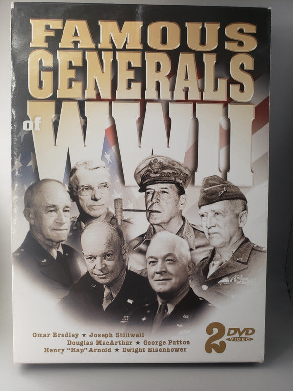DVD Famous Generals - Six Famous WWII Generals 2006 Free Shipping