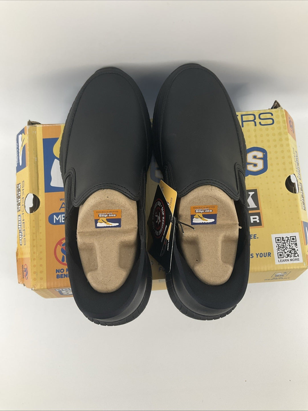 New Size 8.5 Men's Skechers Slip-Ins Black 200249/BLK
