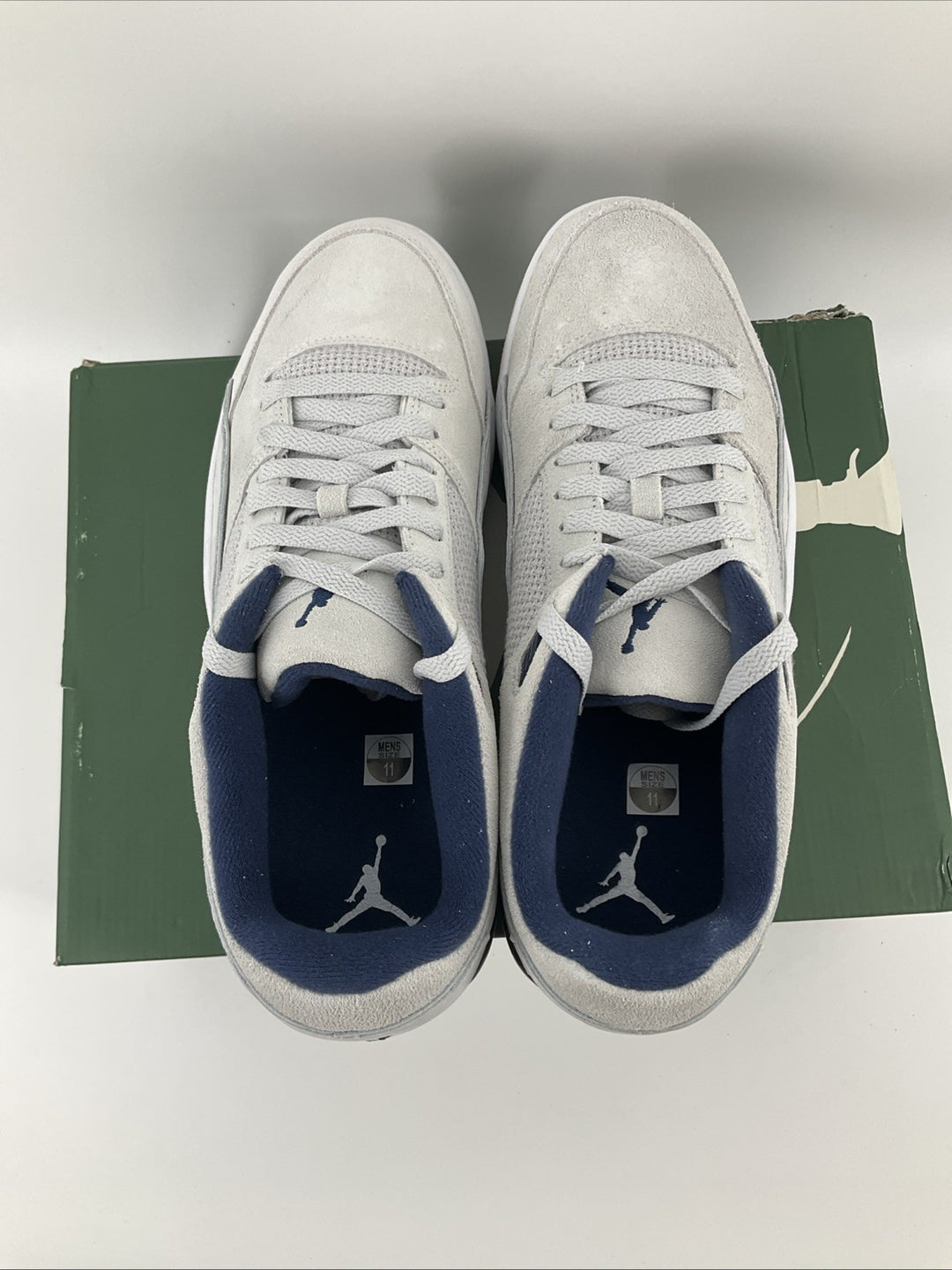 New Size 11 Men Jordan Flight Court Gray Blue White HF3255-004