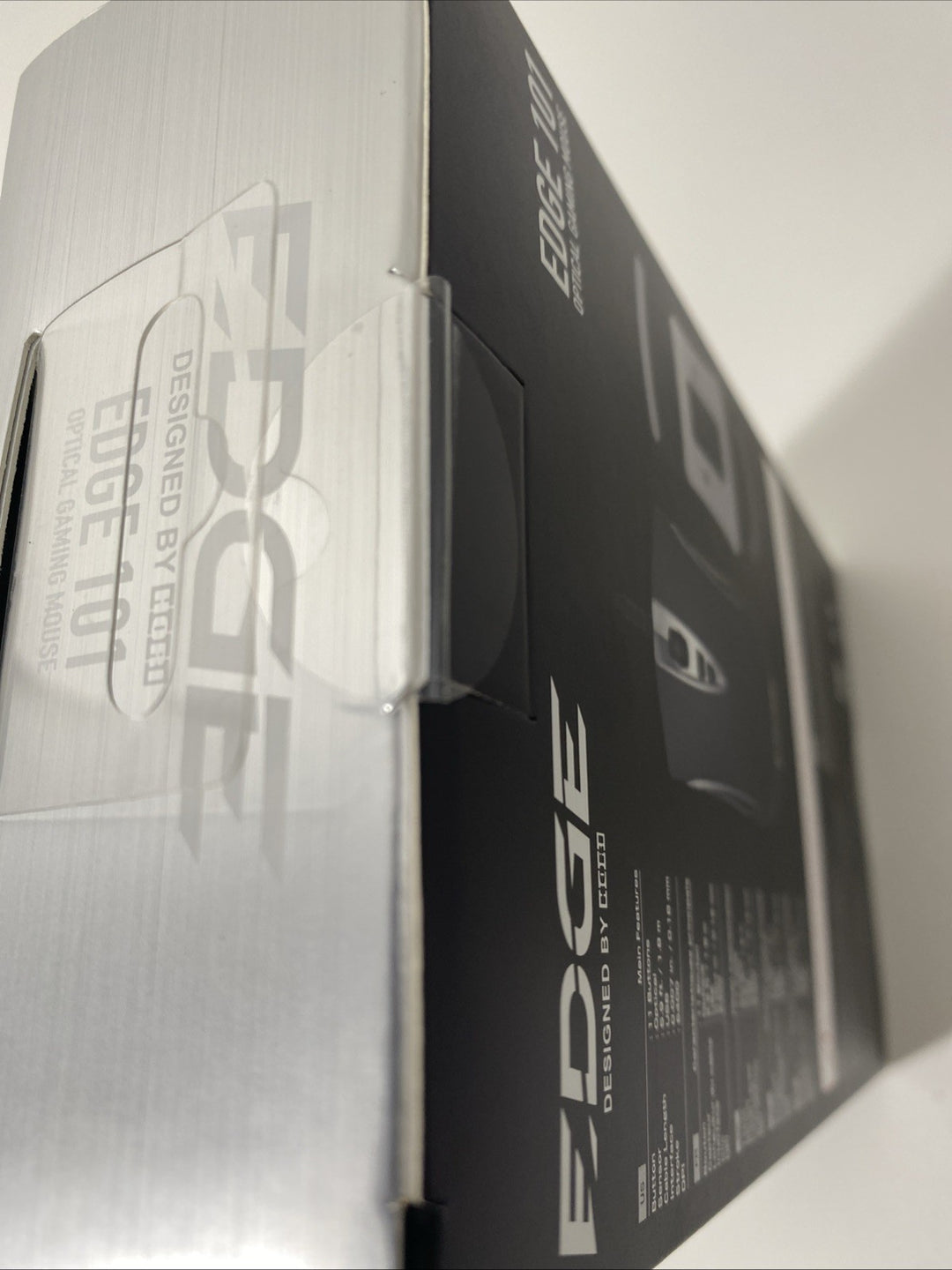 New Sealed Hori Edge 101 Optical Gaming Mouse - Black - Wired