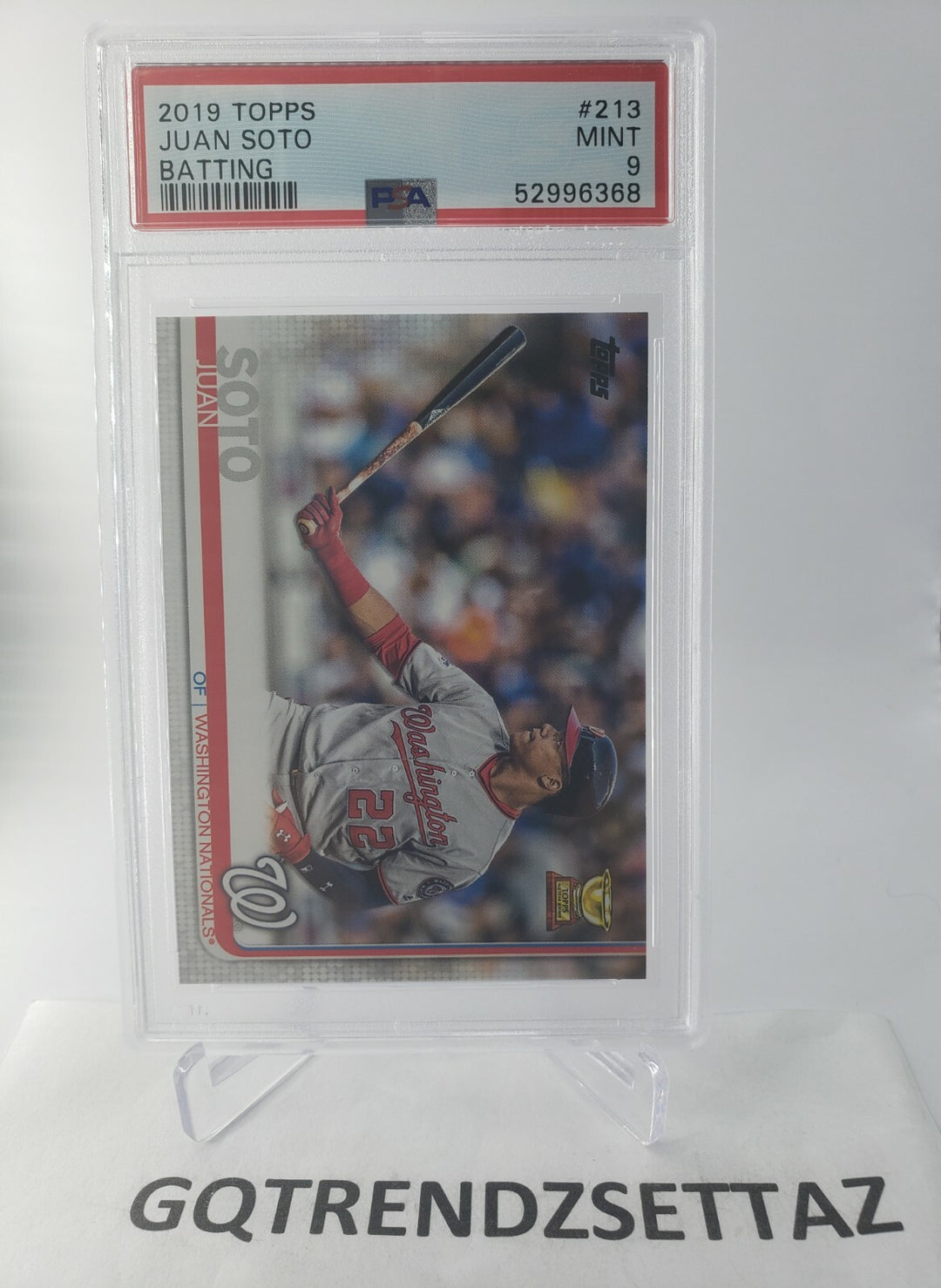 JUAN SOTO 2019 Topps Series 1 #213 All-Star Rookie Cup PSA 9 MINT Nationals