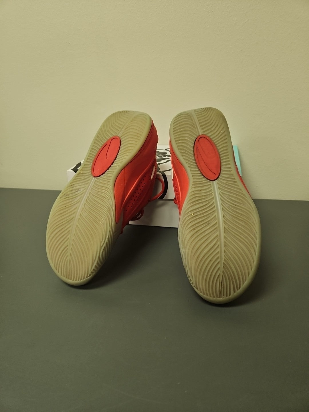 Size 9.5 M: Puma RS Dreamer J Cole Summer Hustle-Blood Sweat Tears-Fiery Red